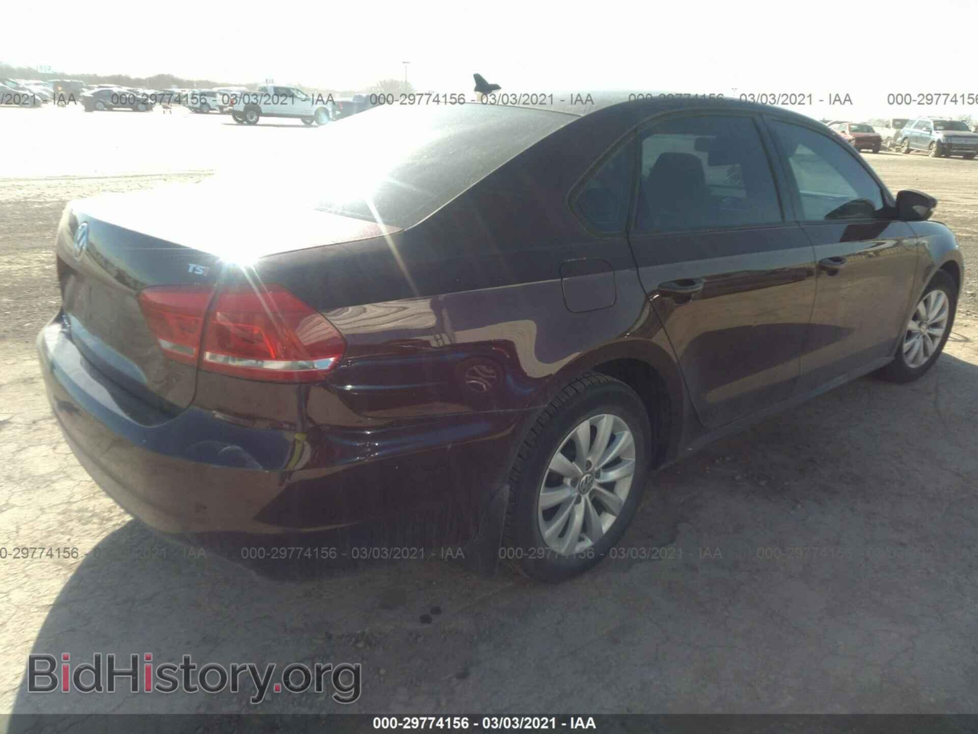 2014 VOLKSWAGEN PASSAT - VIN: 1VWAT7A32EC072186 - Фото 4