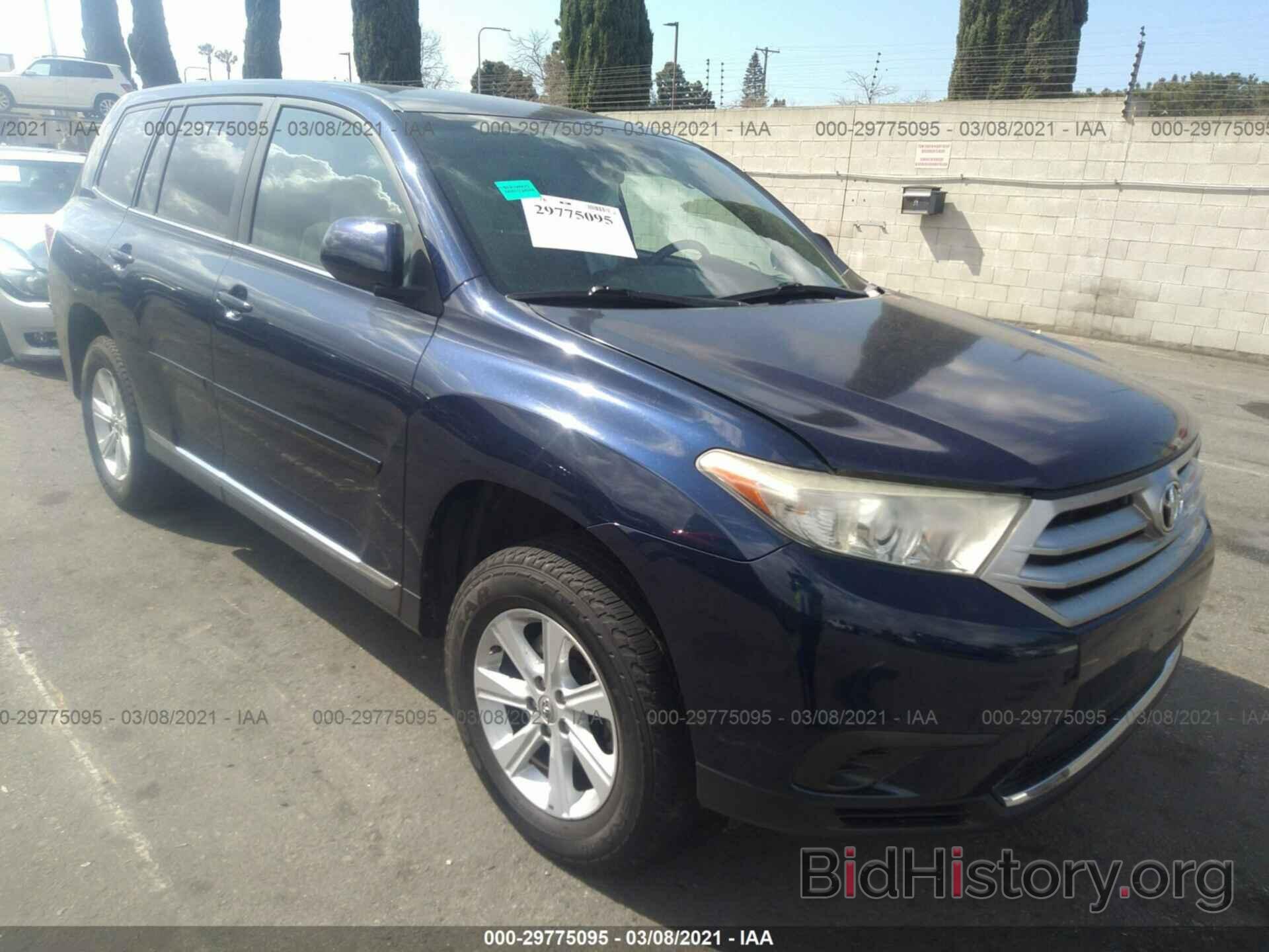 Photo 5TDZA3EH7DS032645 - TOYOTA HIGHLANDER 2013