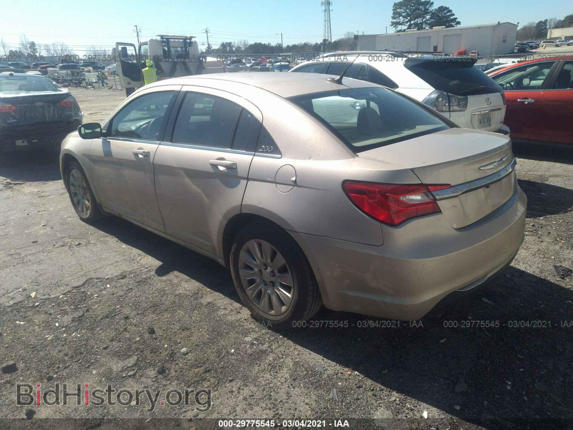 2013 CHRYSLER 200 - VIN: 1C3CCBAG2DN727097 - Фото 3