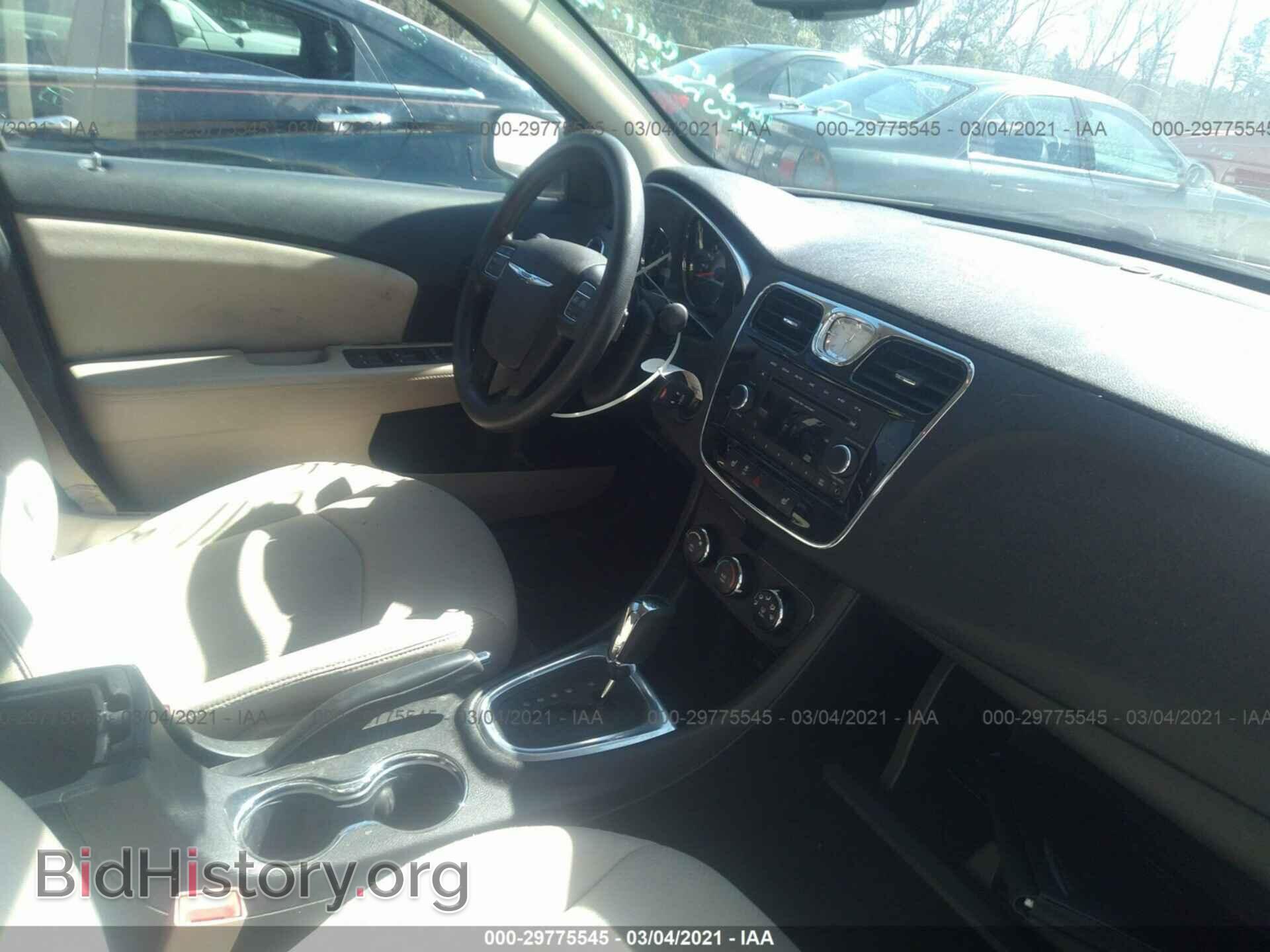 2013 CHRYSLER 200 - VIN: 1C3CCBAG2DN727097 - Фото 5