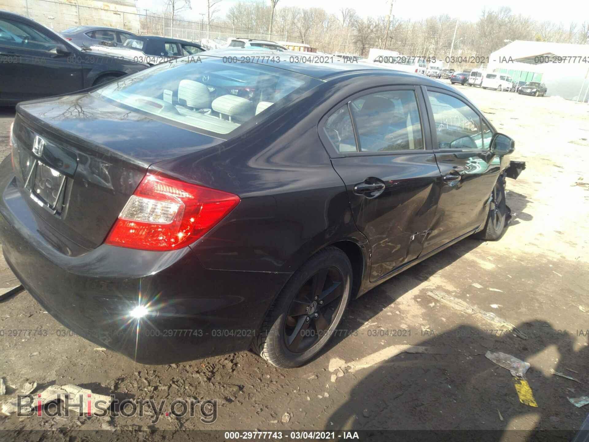 2012 HONDA CIVIC SDN - VIN: 19XFB2F89CE372574 - Фото 4