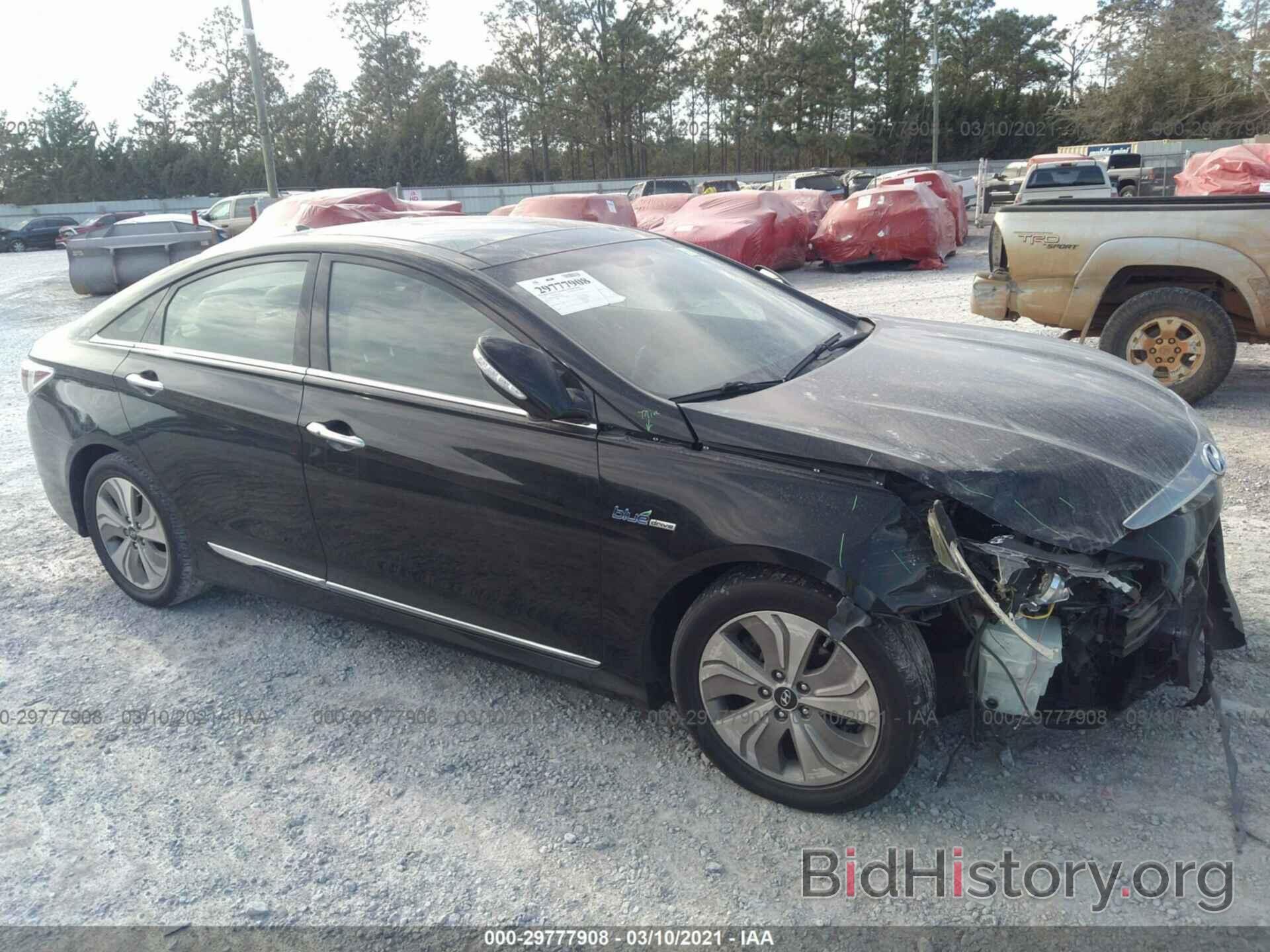 Photo KMHEC4A46DA075030 - HYUNDAI SONATA HYBRID 2013