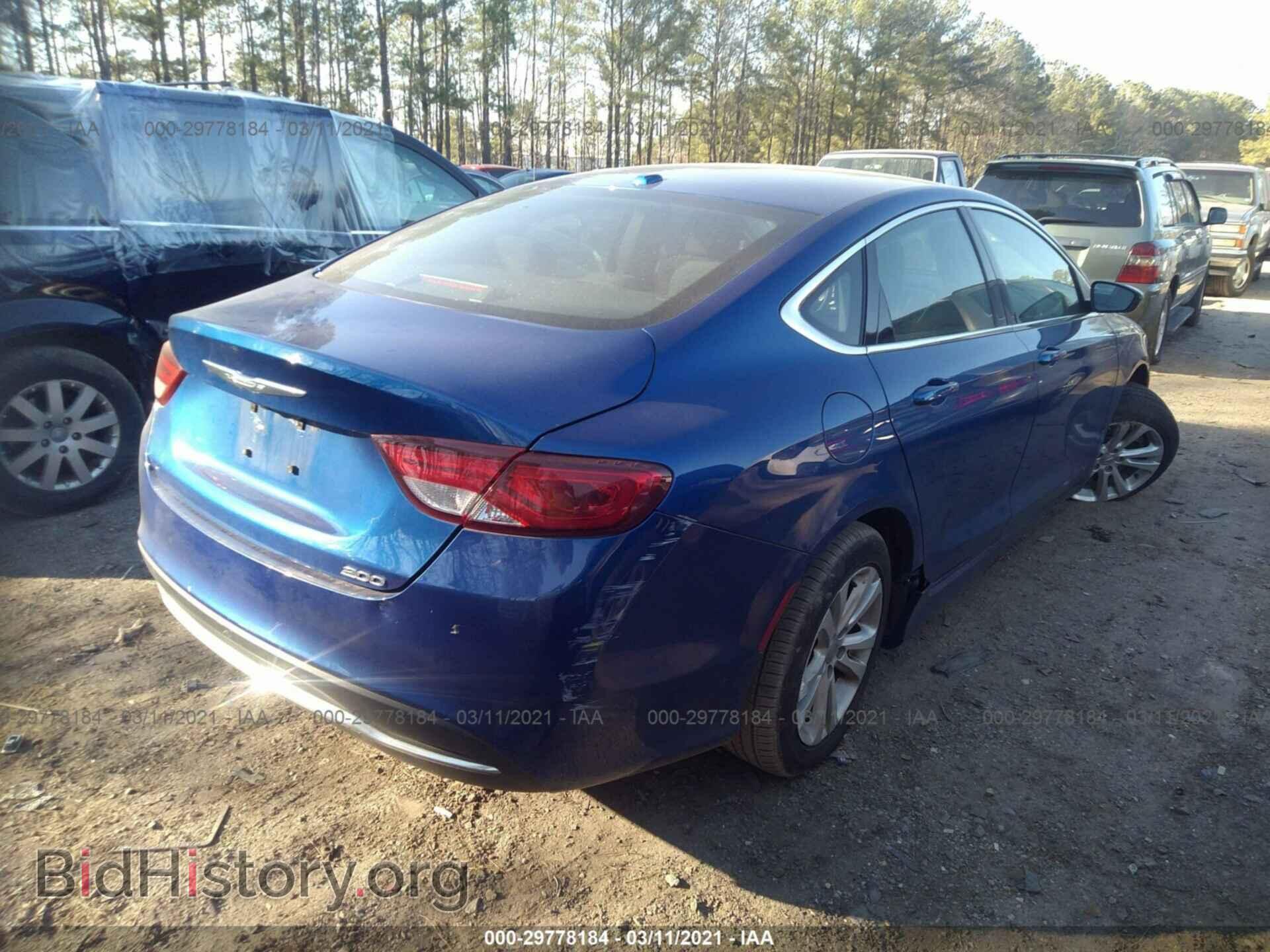 2016 CHRYSLER 200 - VIN: 1C3CCCAB0GN101143 - Фото 4