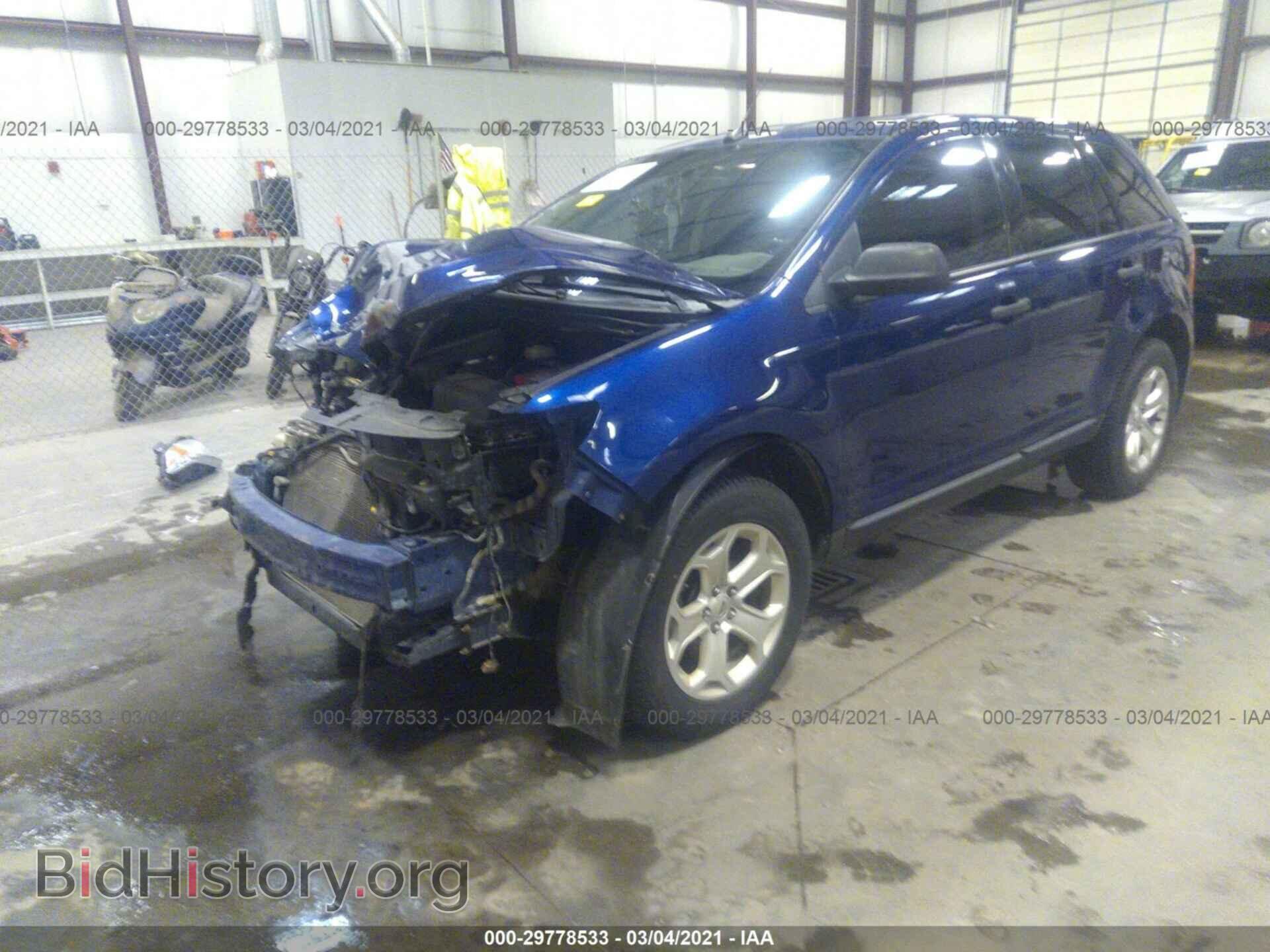 2013 FORD EDGE - VIN: 2FMDK4GC2DBB99331 - Фото 2