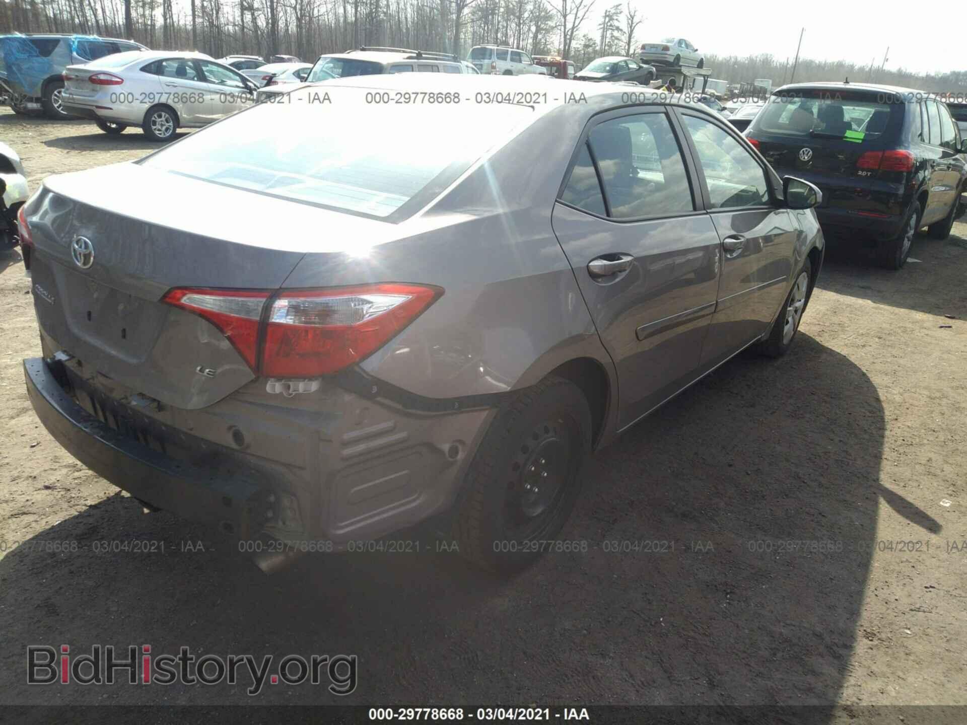 2014 TOYOTA COROLLA - VIN: 2T1BURHEXEC013224 - Фото 4