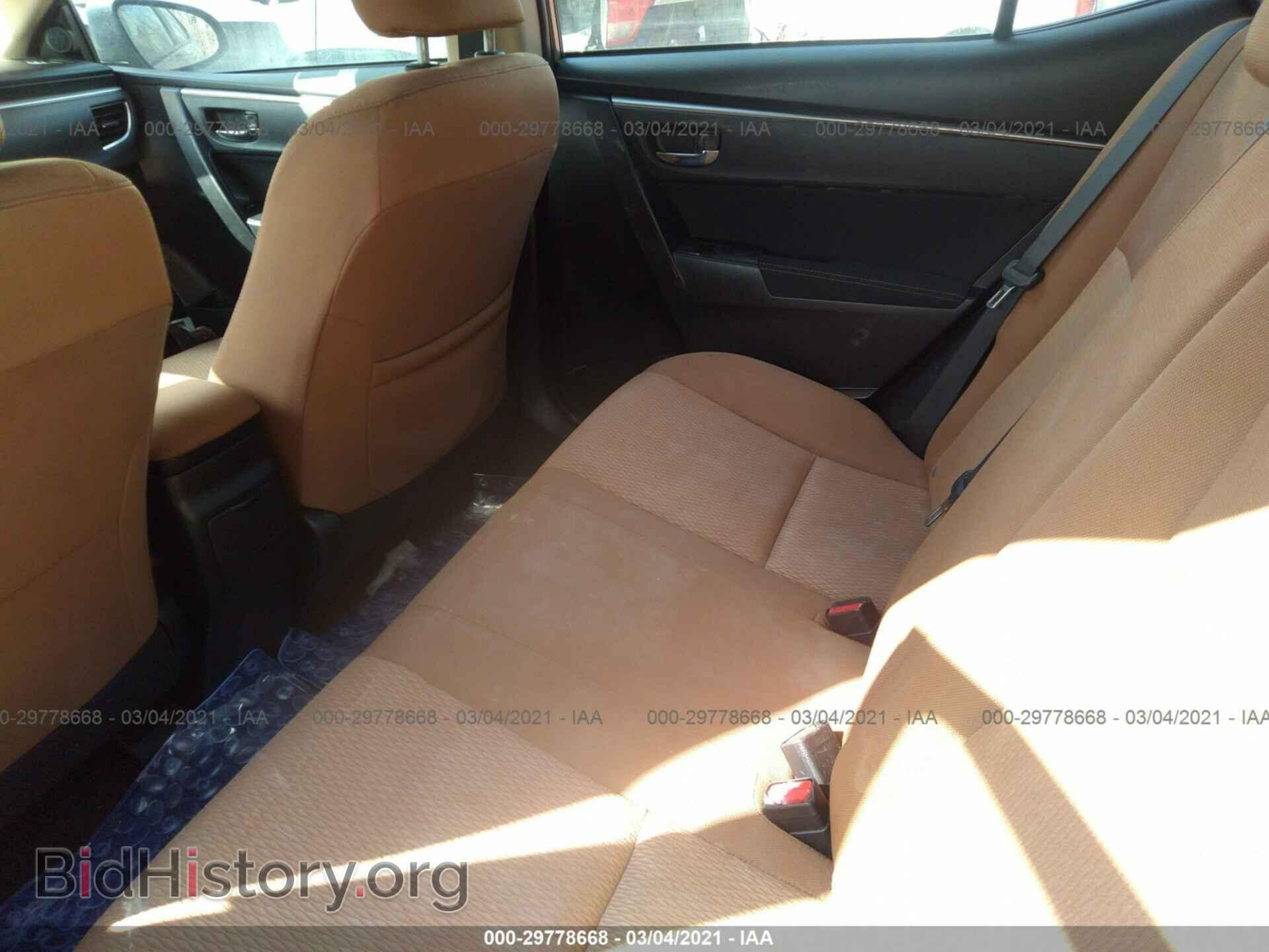 2014 TOYOTA COROLLA - VIN: 2T1BURHEXEC013224 - Фото 8