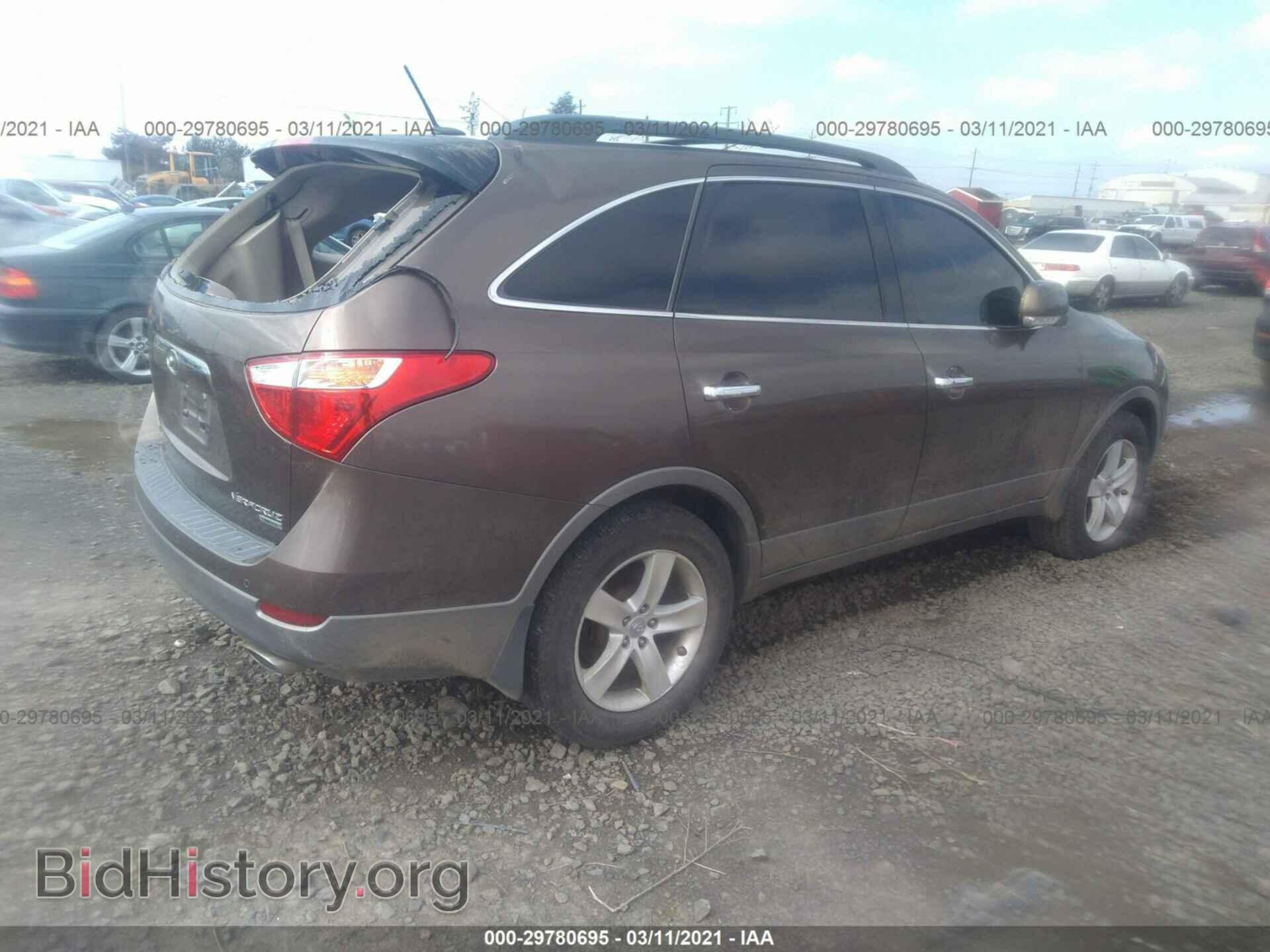 2011 HYUNDAI VERACRUZ - VIN: KM8NU4CC6BU166375 - Фото 4