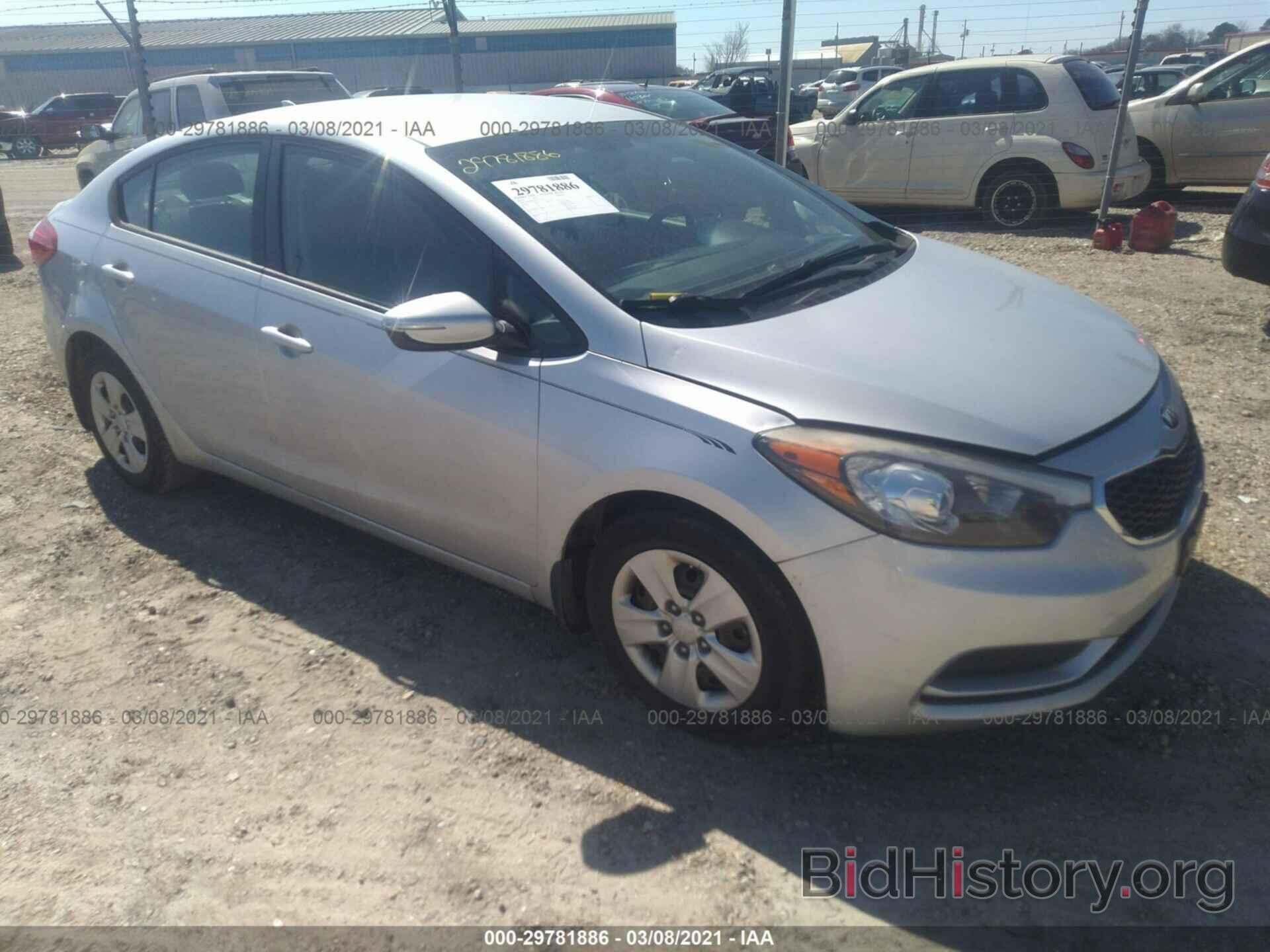 Photo KNAFX4A66G5537918 - KIA FORTE 2016