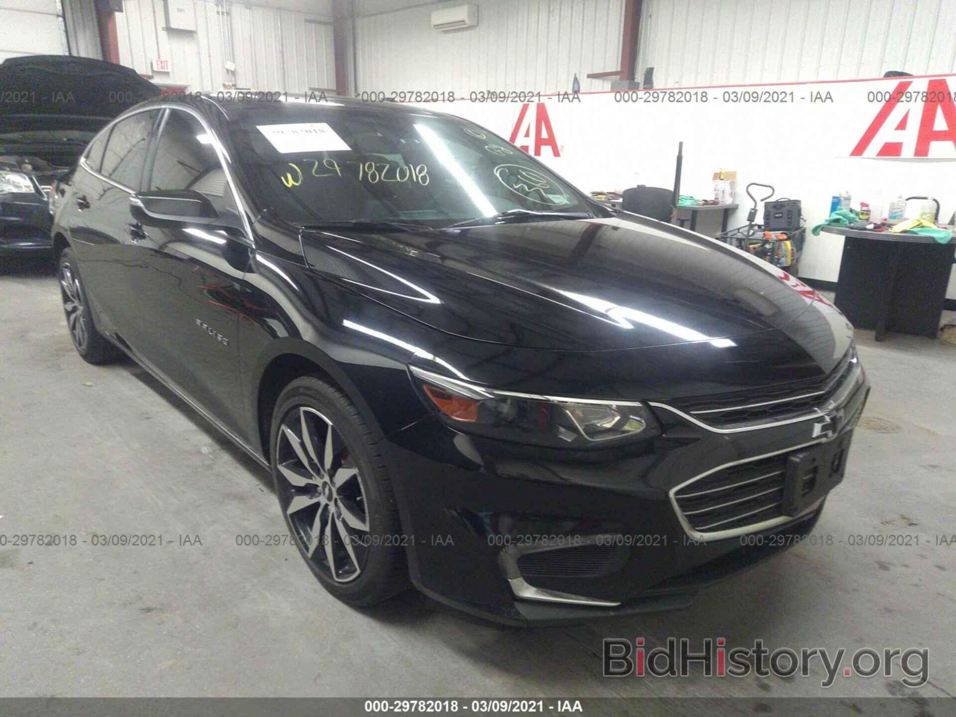 Photo 1G1ZE5ST7GF176847 - CHEVROLET MALIBU 2016