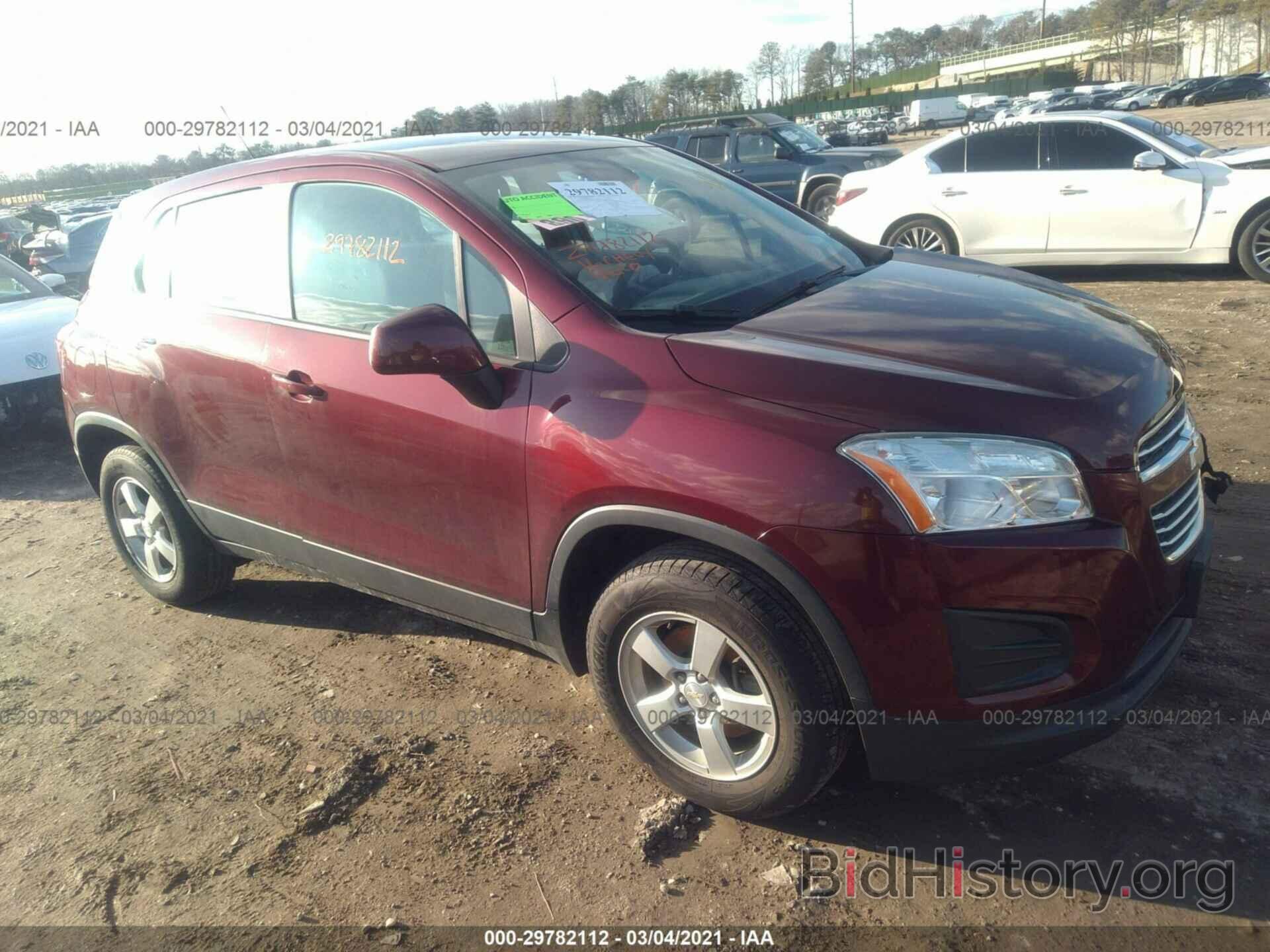 Фотография 3GNCJNSB4GL214144 - CHEVROLET TRAX 2016