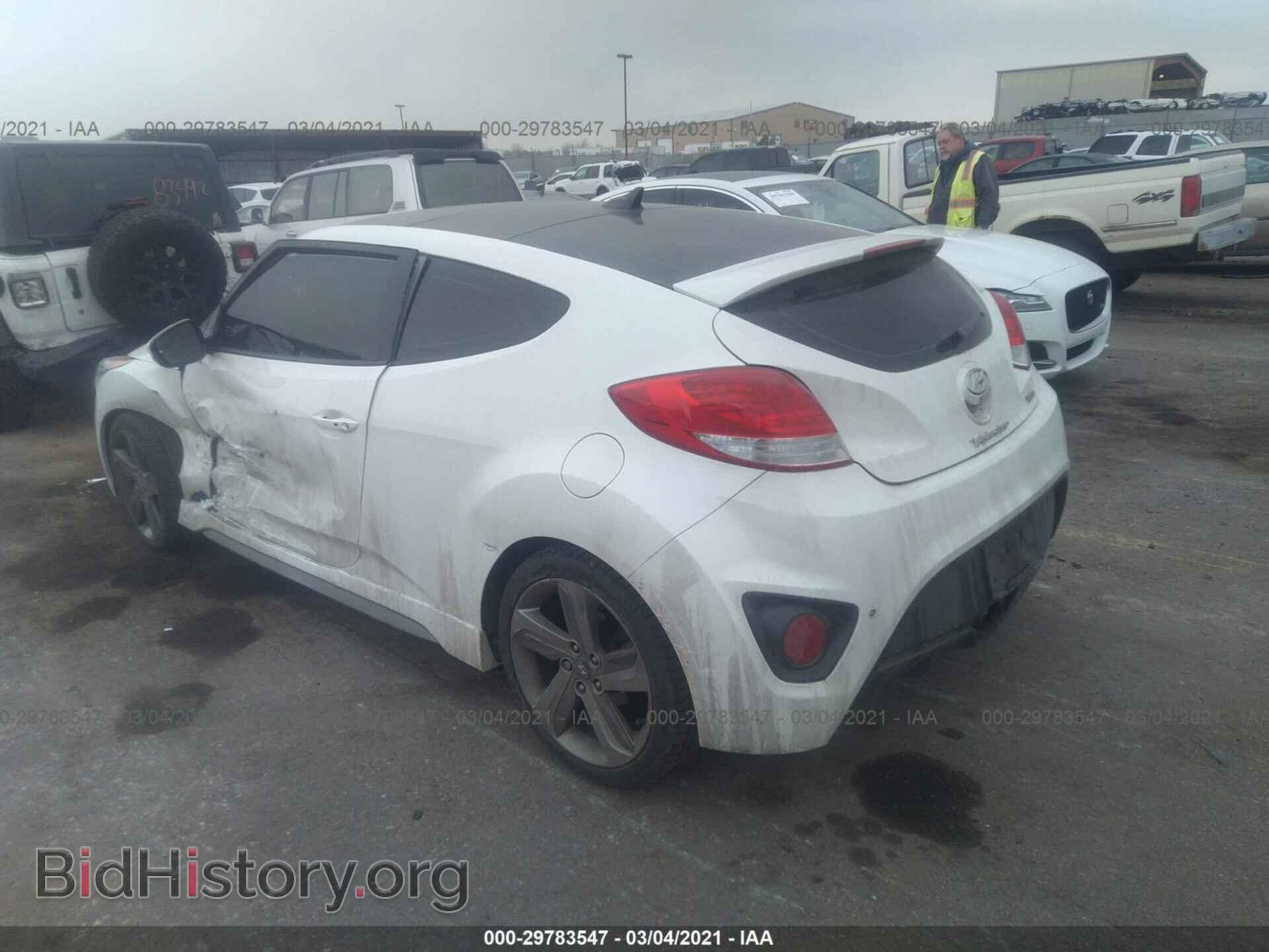 2014 HYUNDAI VELOSTER - VIN: KMHTC6AE1EU190856 - Фото 3