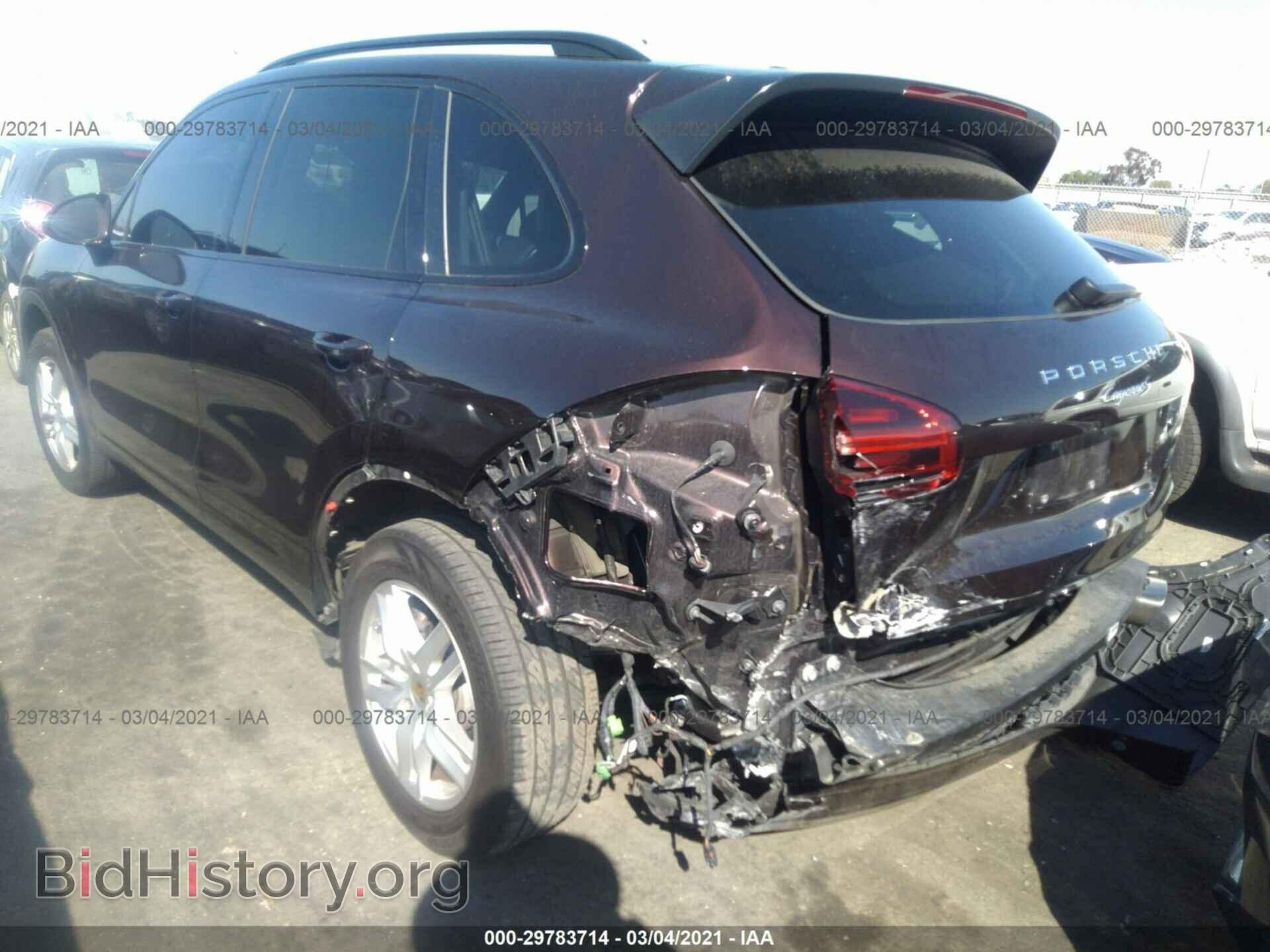 2016 PORSCHE CAYENNE - VIN: WP1AA2A27GKA13595 - Фото 3