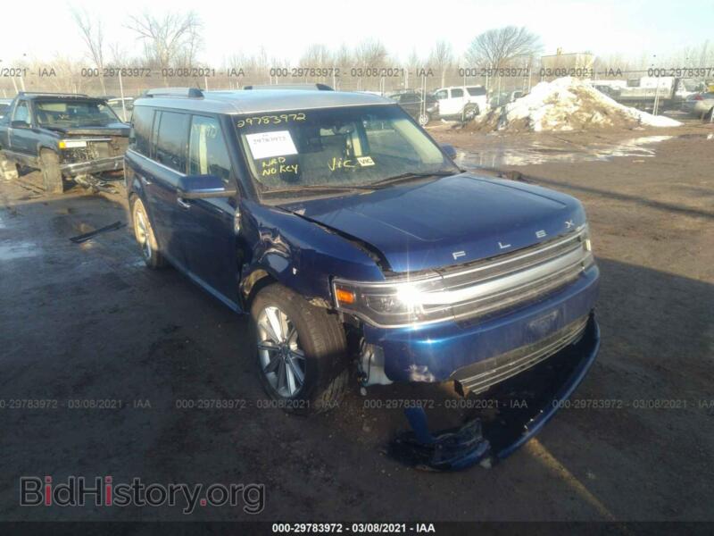 2013 Ford FLEX Limited (VIN 2FMGK5D85DBD06567) — photo 1 of 10, IAAI, damage: front end