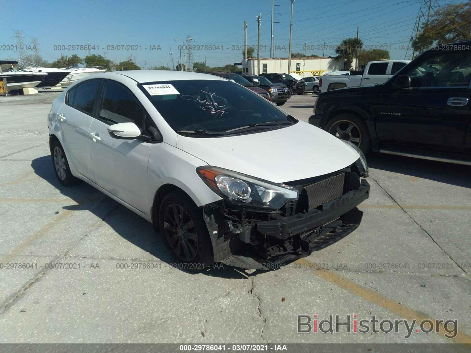 Photo KNAFX4A68E5200115 - KIA FORTE 2014