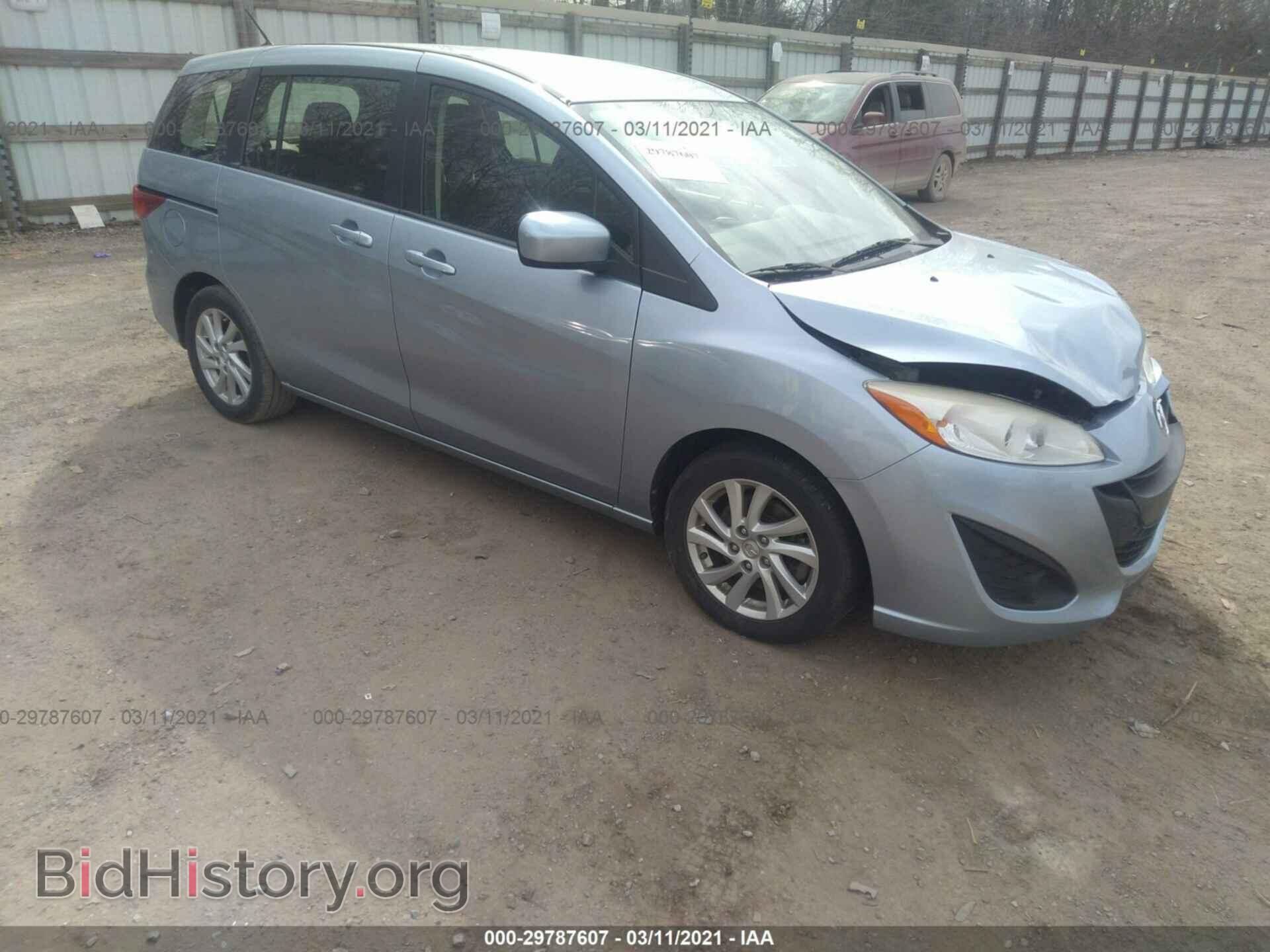 Photo JM1CW2BL1C0124457 - MAZDA MAZDA5 2012