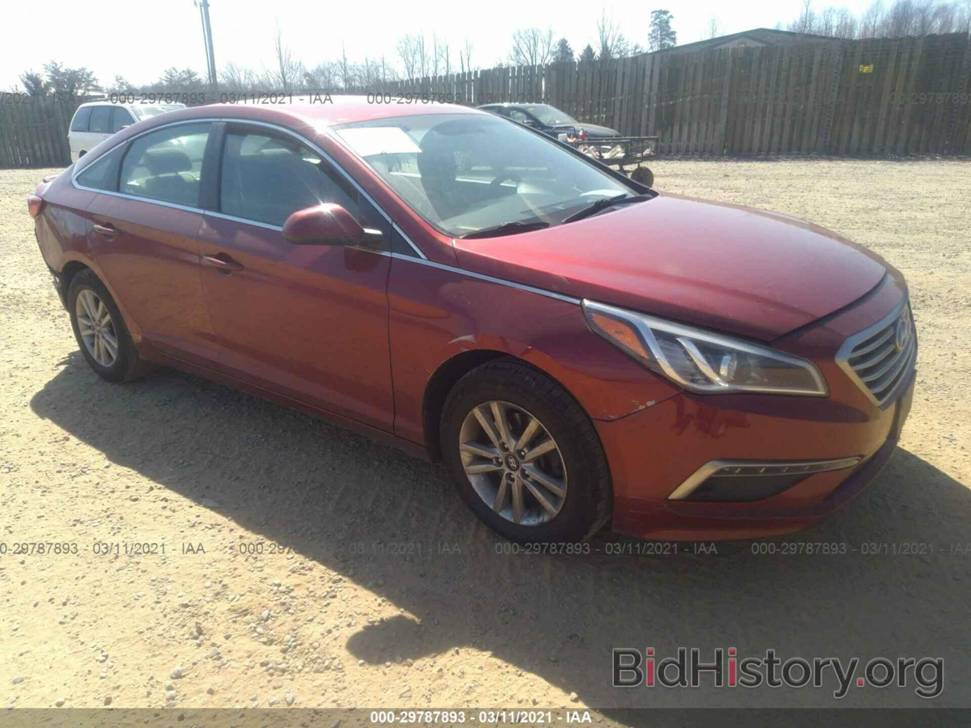 Photo 5NPE24AF2FH038996 - HYUNDAI SONATA 2015