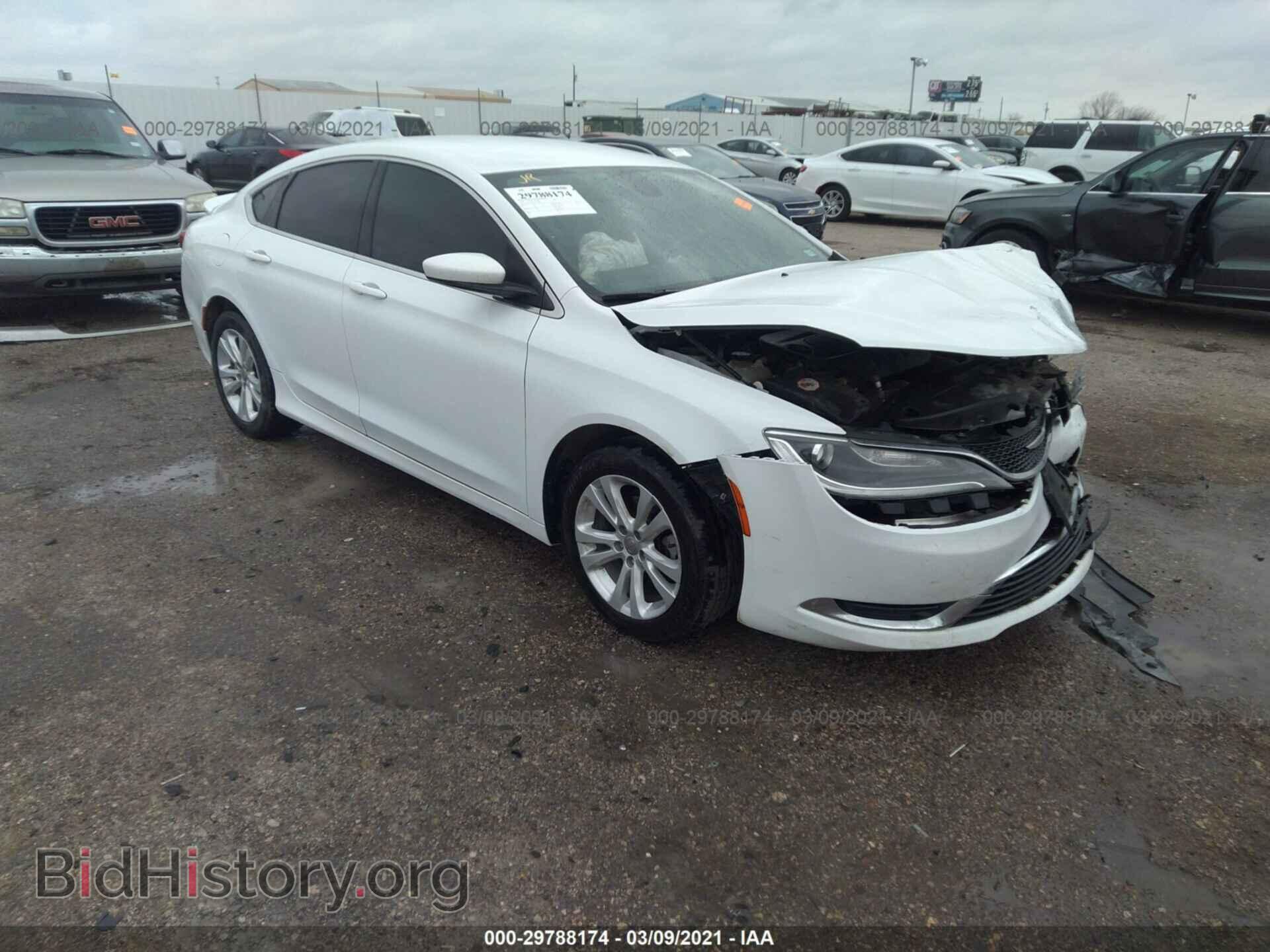 Фотография 1C3CCCAB3GN155665 - CHRYSLER 200 2016