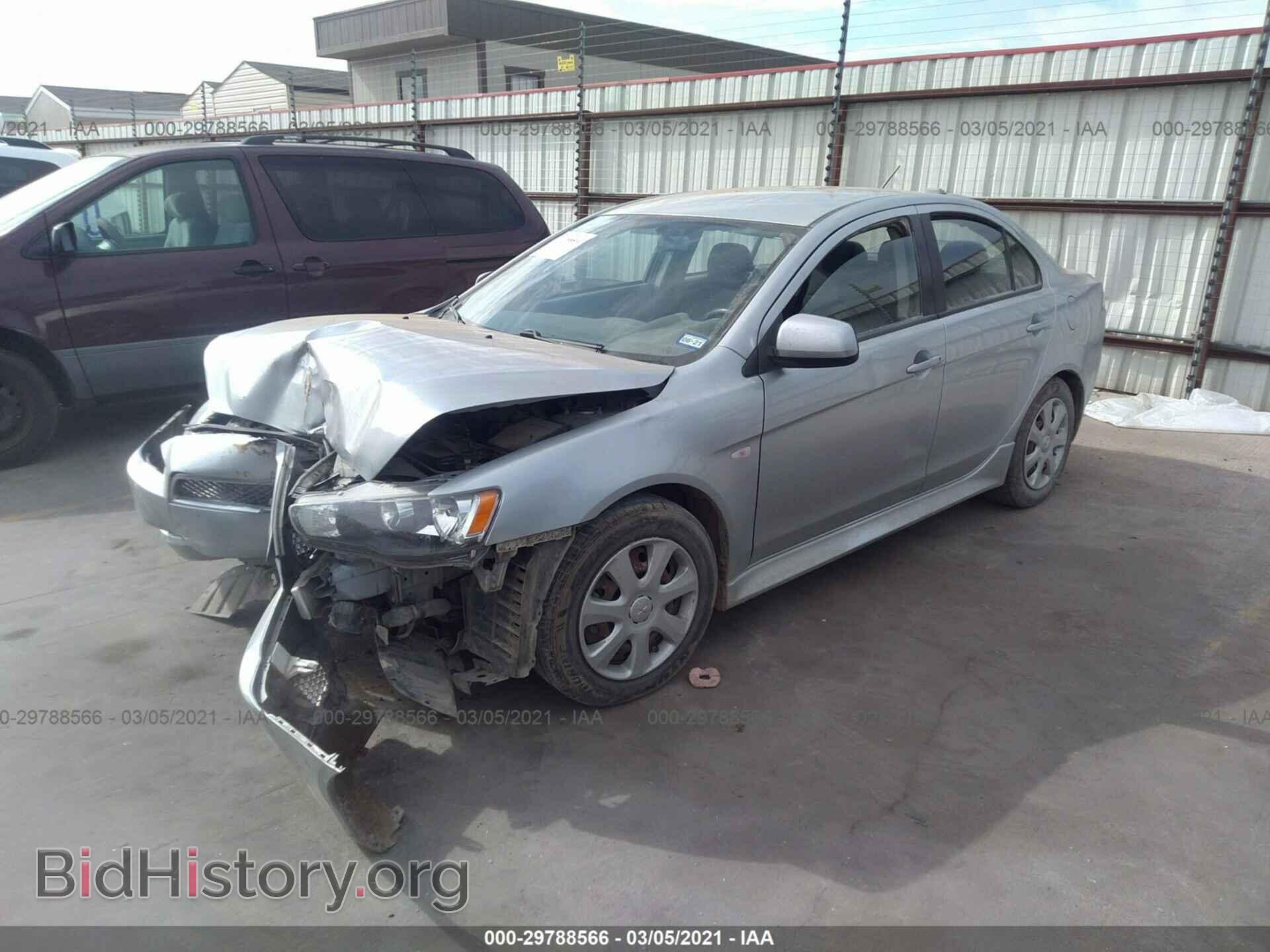 2014 MITSUBISHI LANCER - VIN: JA32U2FU7EU006184 - Фото 2