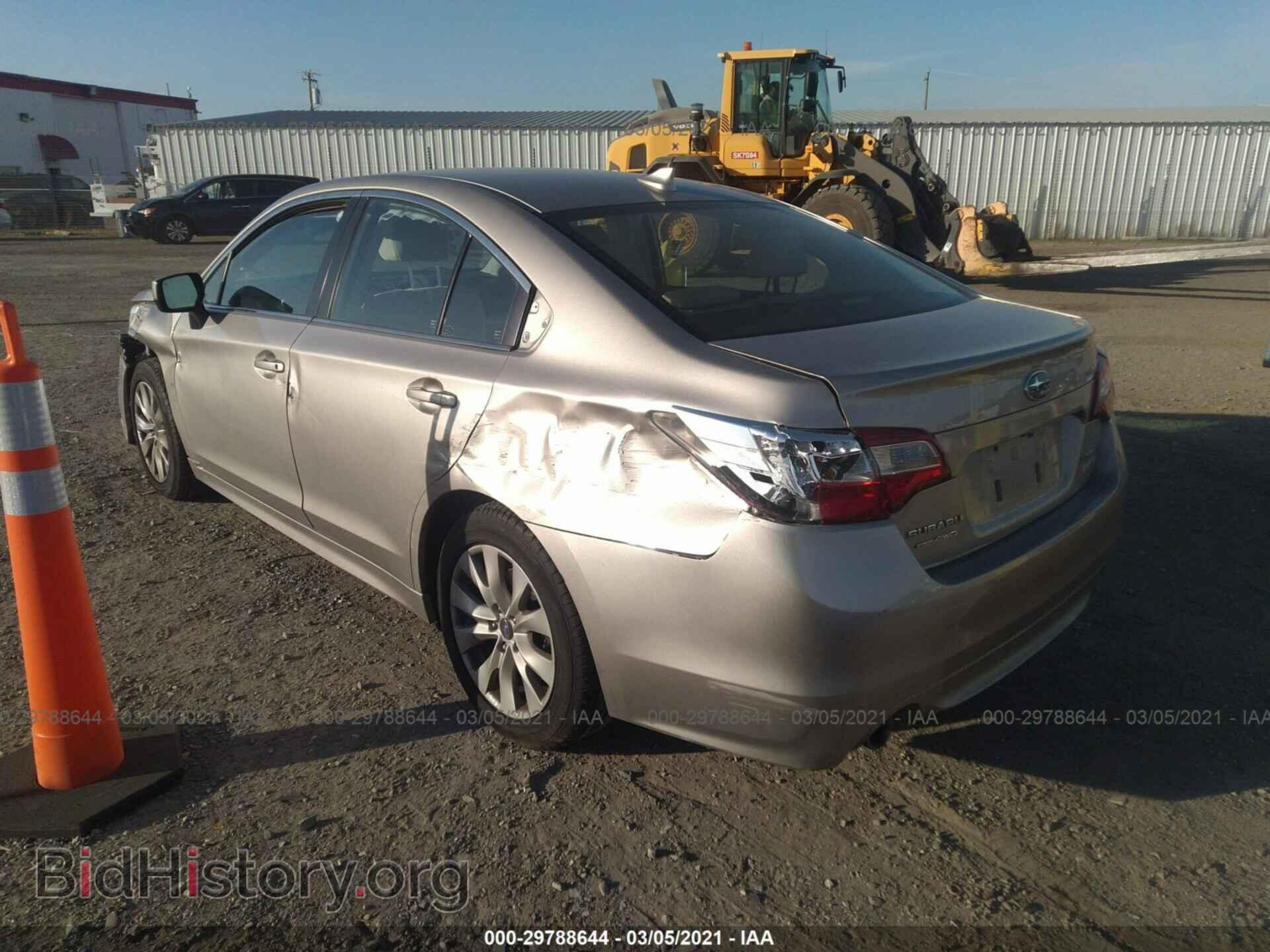 2017 SUBARU LEGACY - VIN: 4S3BNAC63H3025596 - Фото 3