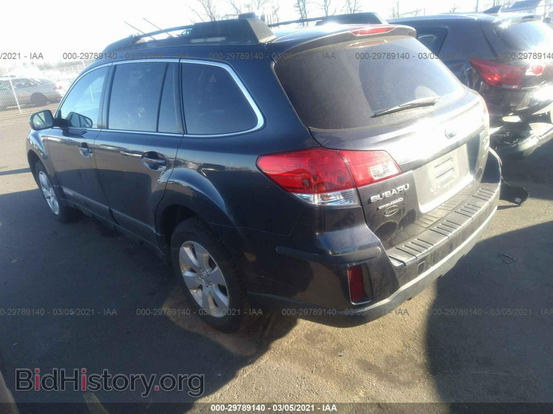 2011 SUBARU OUTBACK - VIN: 4S4BRBGC6B3445186 - Фото 3