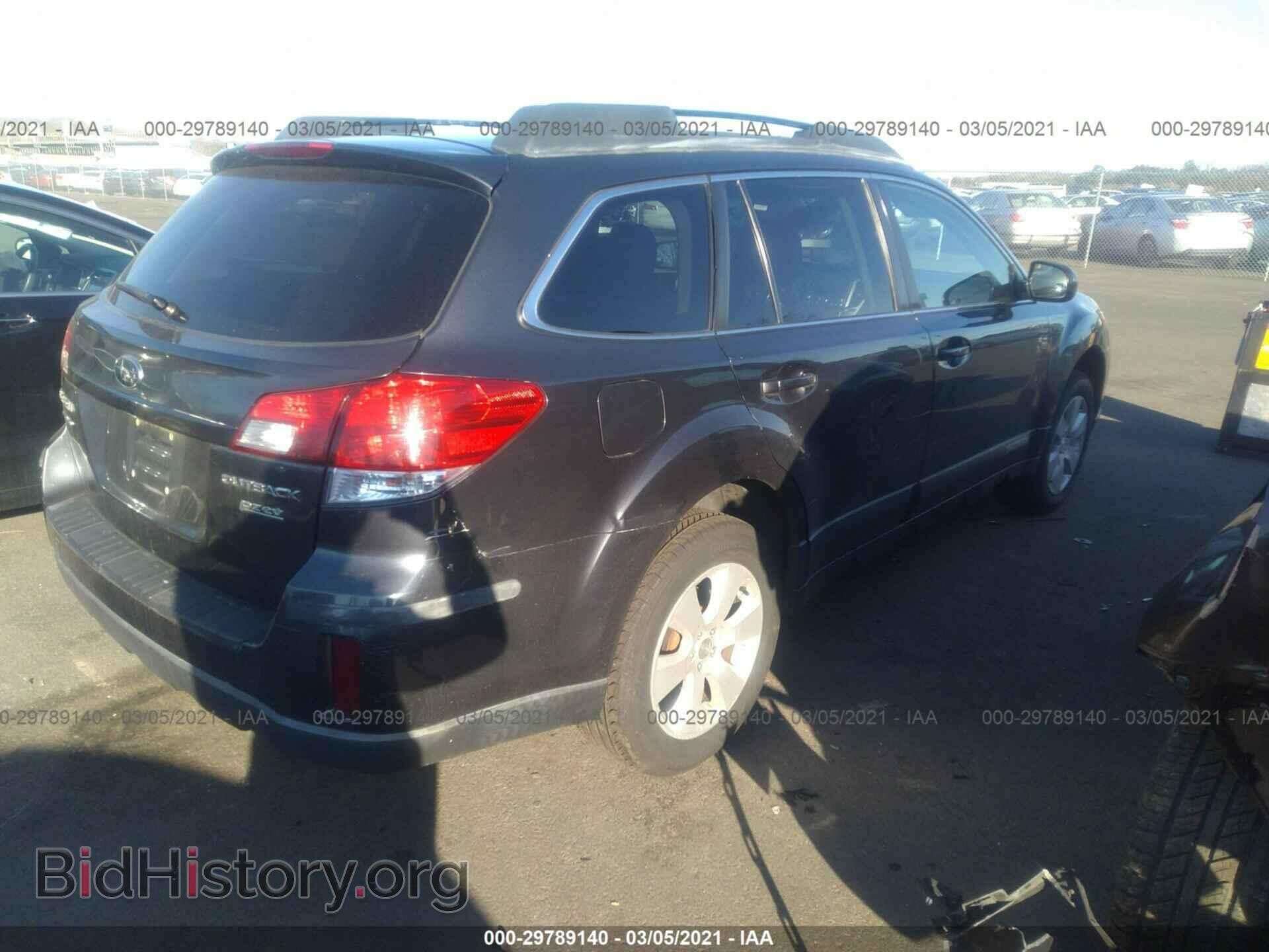 2011 SUBARU OUTBACK - VIN: 4S4BRBGC6B3445186 - Фото 4