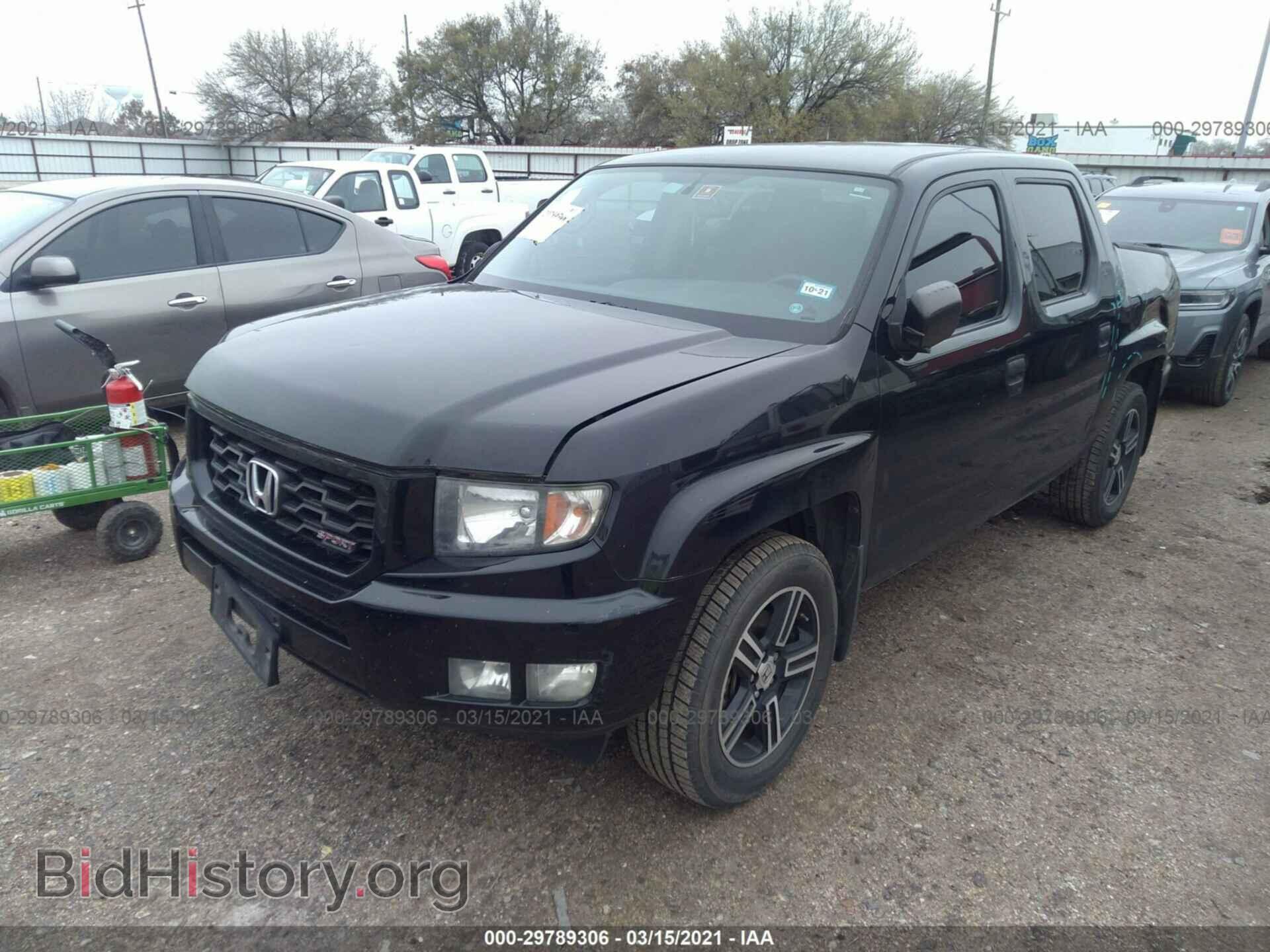 2014 HONDA RIDGELINE - VIN: 5FPYK1F79EB008556 - Фото 2