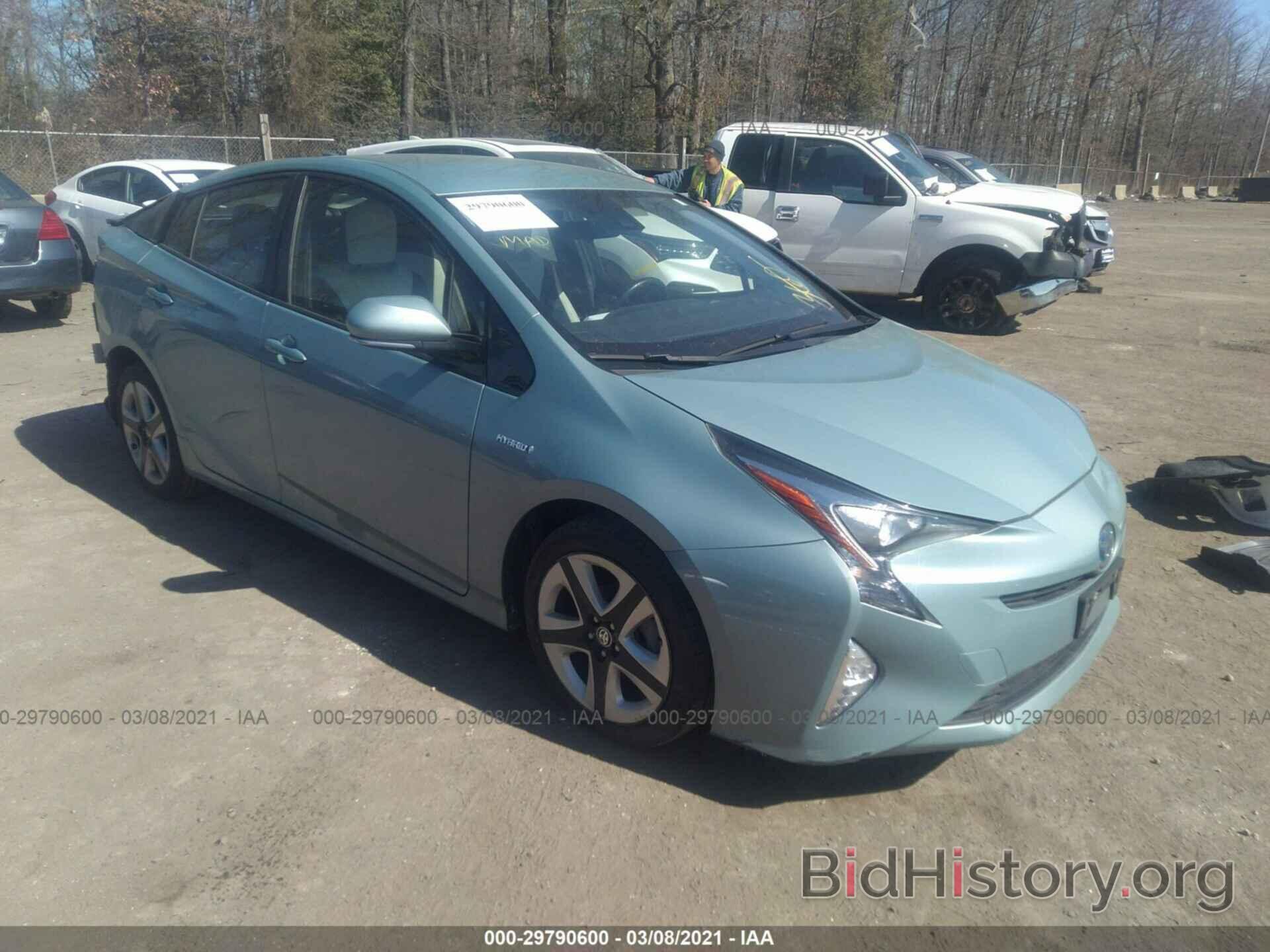 Photo JTDKARFU4G3014805 - TOYOTA PRIUS 2016