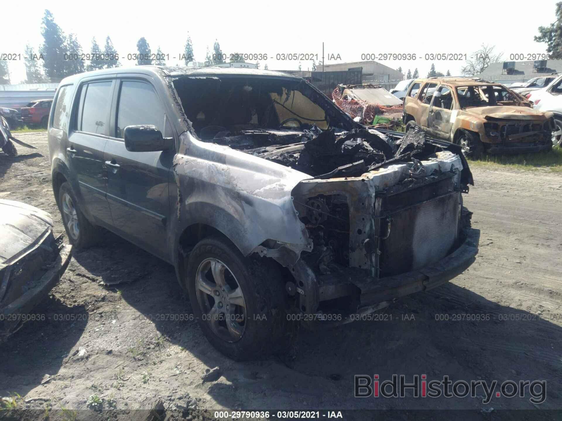 Photo 5FNYF3H5XCB043253 - HONDA PILOT 2012