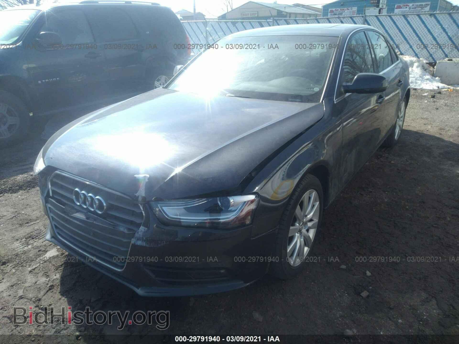 2013 AUDI A4 - VIN: WAUAFAFL0DN015131 - Фото 2