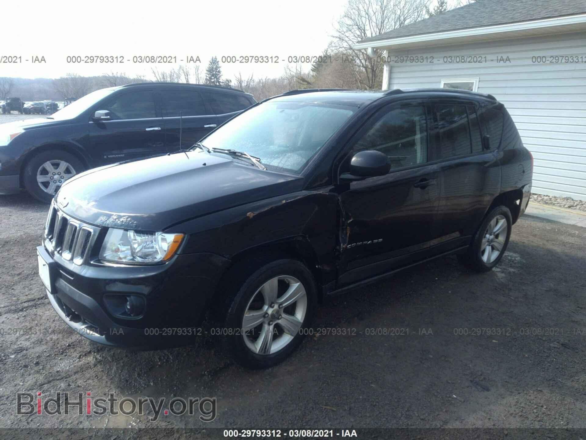 2012 JEEP COMPASS - VIN: 1C4NJDBB0CD539871 - Фото 2