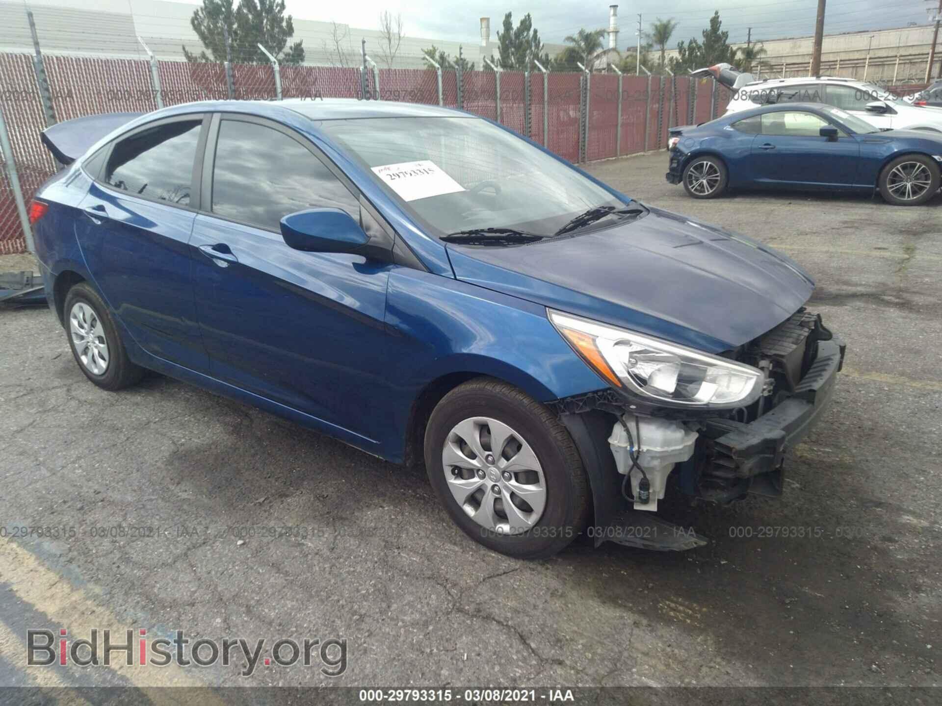 Фотография KMHCT4AE8GU071872 - HYUNDAI ACCENT 2016