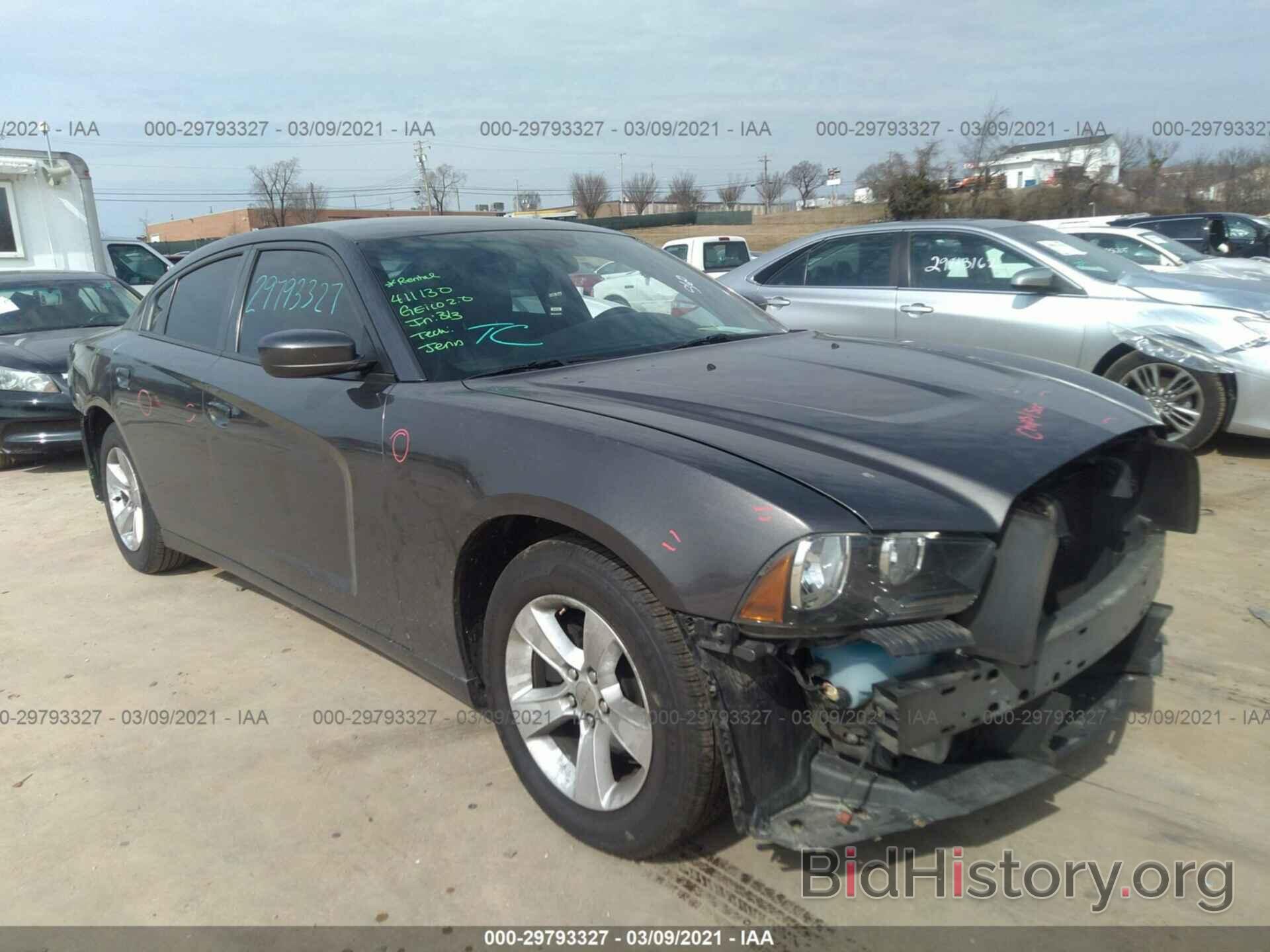 Photo 2C3CDXBG4EH184581 - DODGE CHARGER 2014