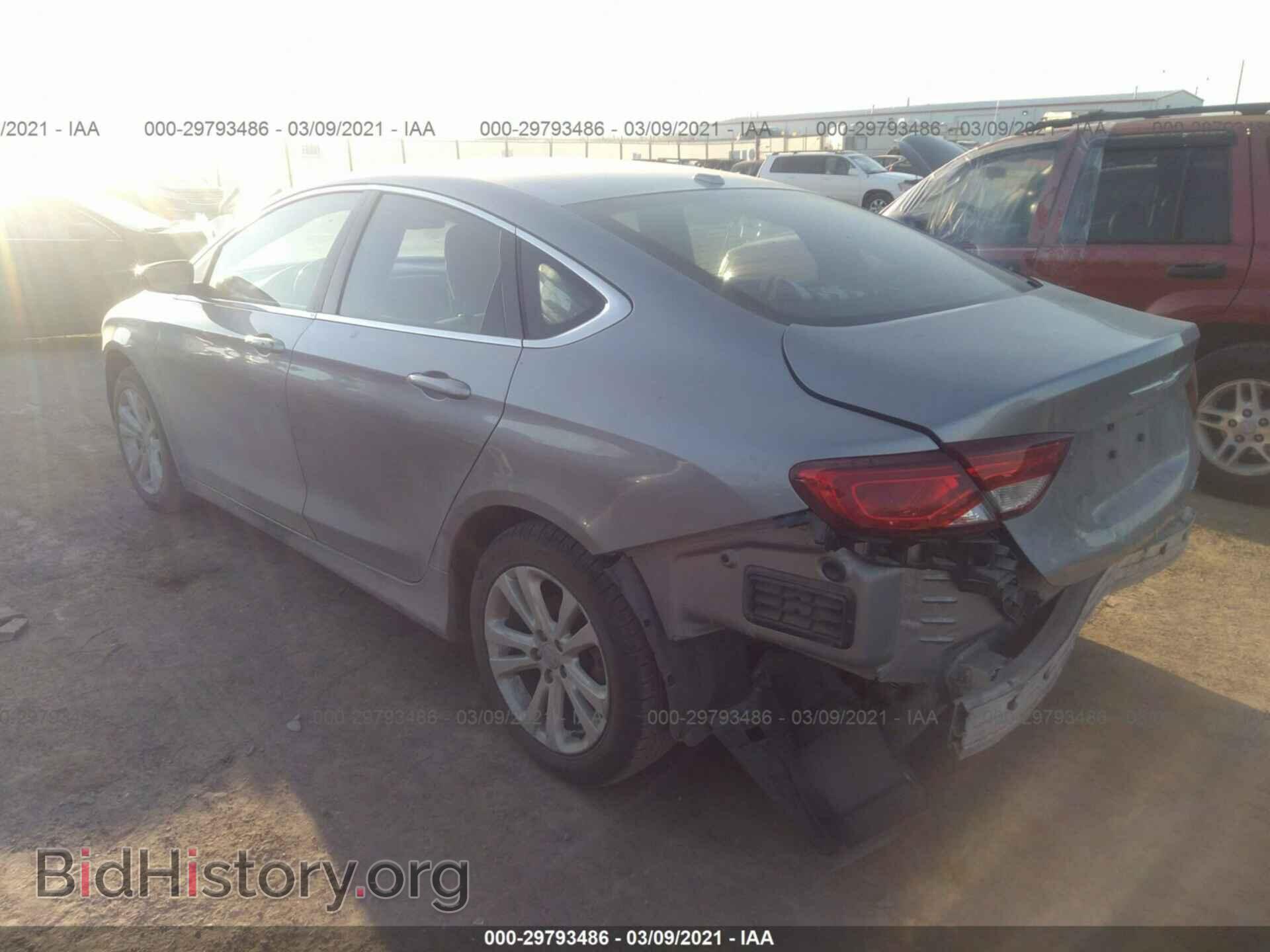 2016 CHRYSLER 200 - VIN: 1C3CCCABXGN109704 - Фото 3