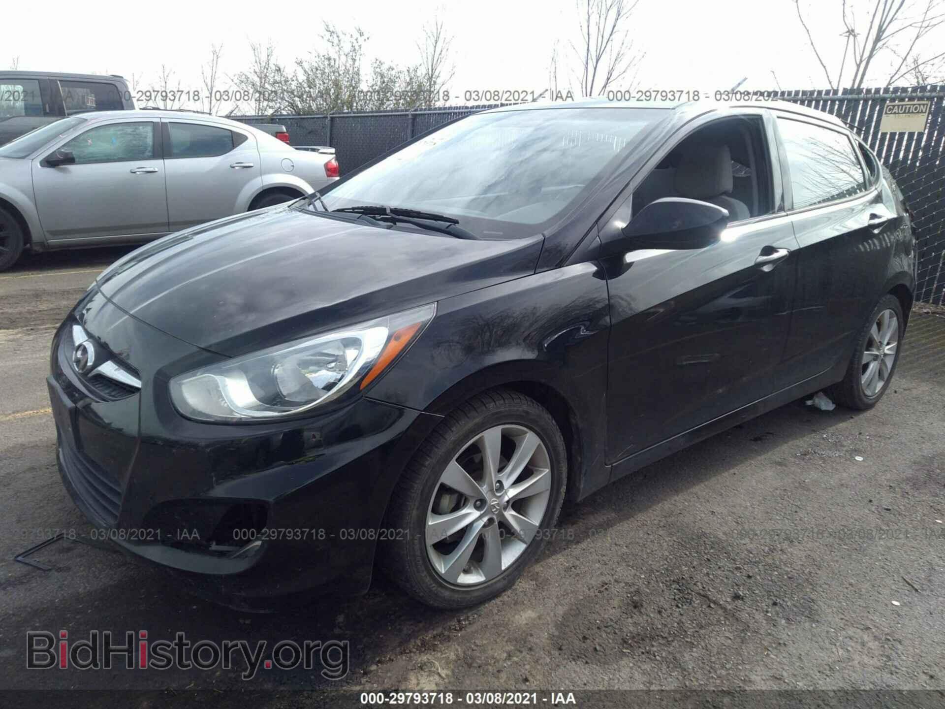 2012 HYUNDAI ACCENT - VIN: KMHCU5AE1CU024924 - Фото 2