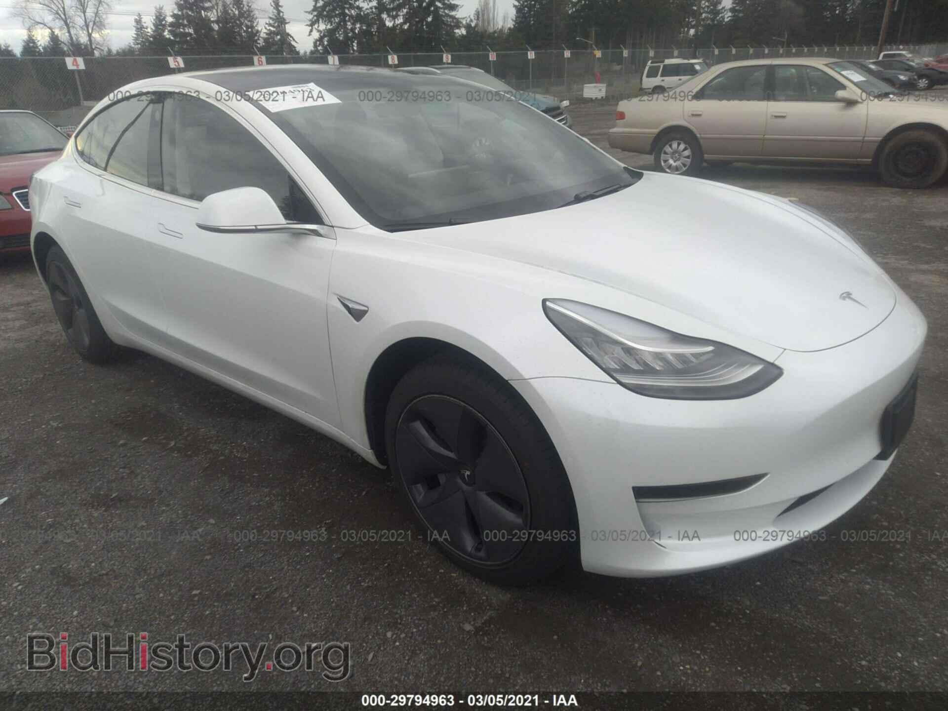 Photo 5YJ3E1EA0KF485816 - TESLA MODEL 3 2019