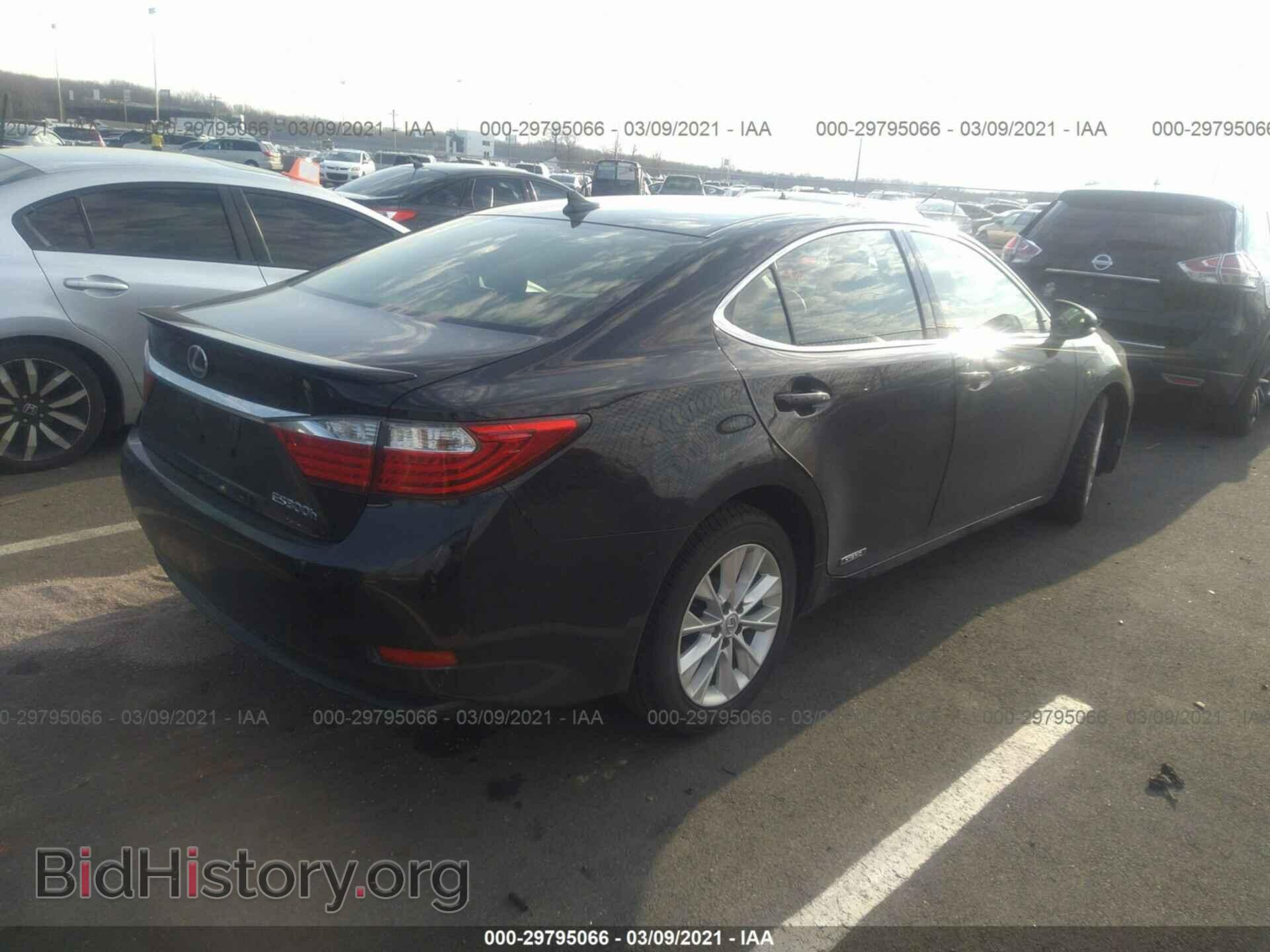 2013 LEXUS ES 300H - VIN: JTHBW1GG2D2000753 - Фото 4