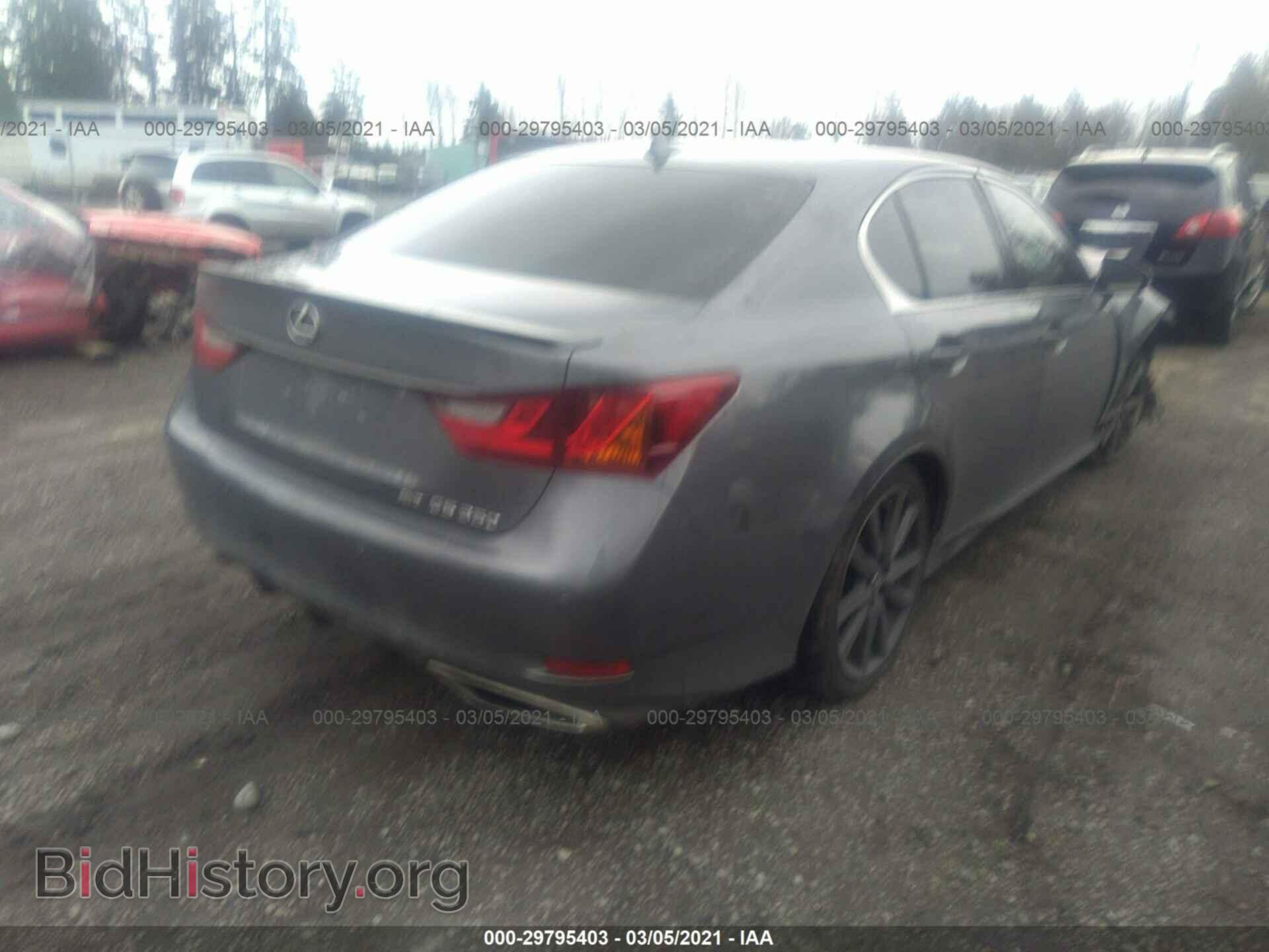 2013 LEXUS GS 350 - VIN: JTHCE1BL0D5008912 - Фото 4