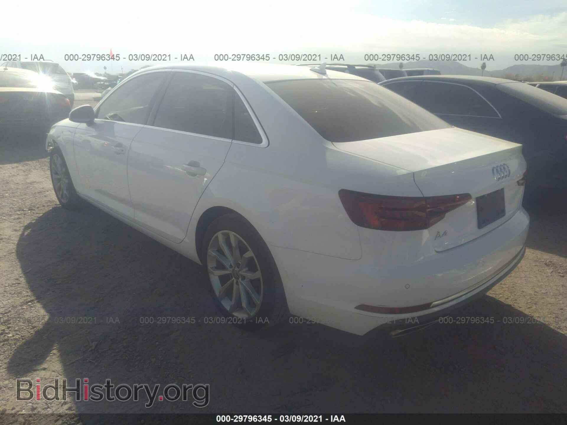 2019 AUDI A4 - VIN: WAUHMAF49KN012075 - Фото 3