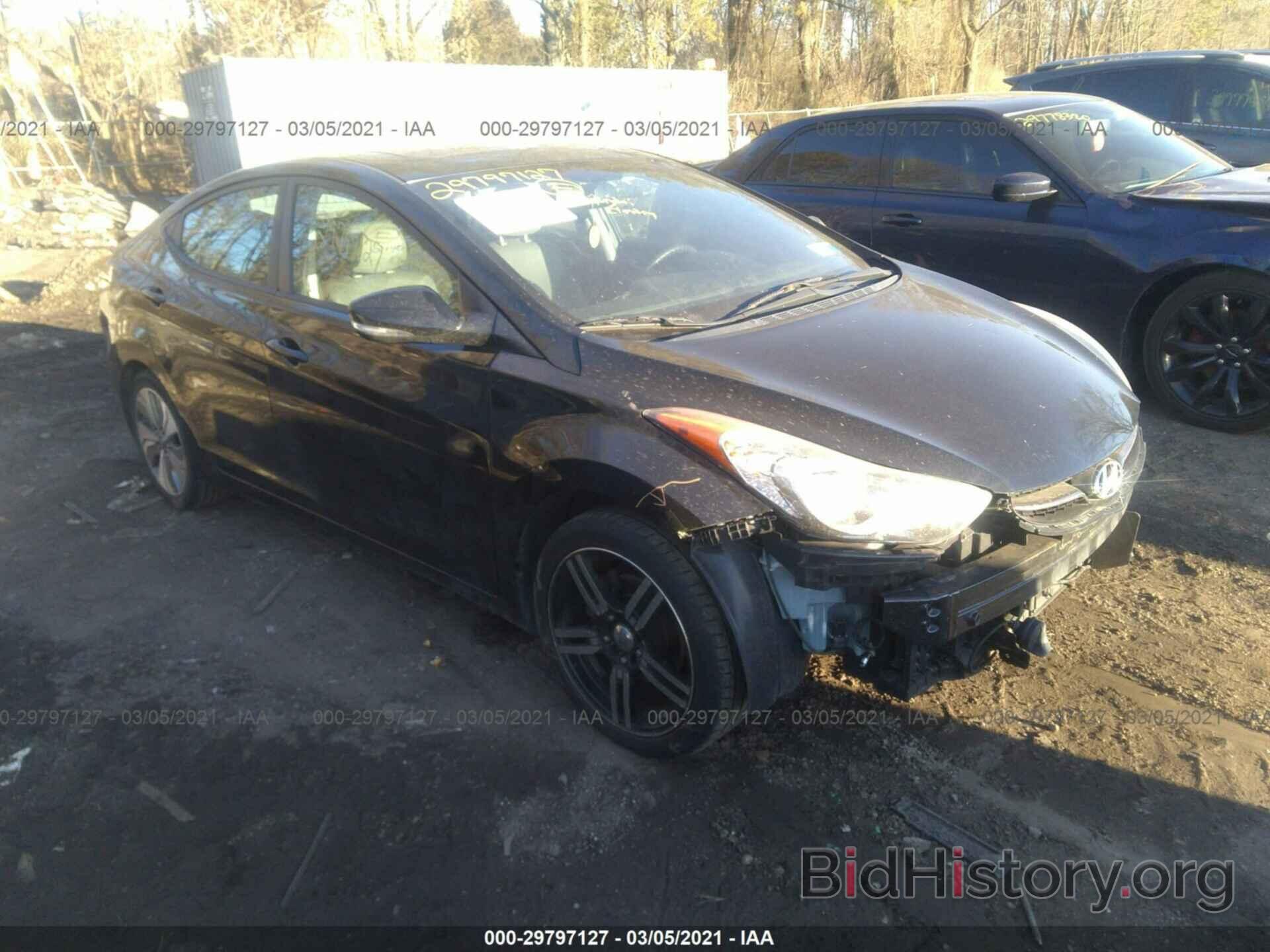 Photo KMHDH4AEXCU212215 - HYUNDAI ELANTRA 2012