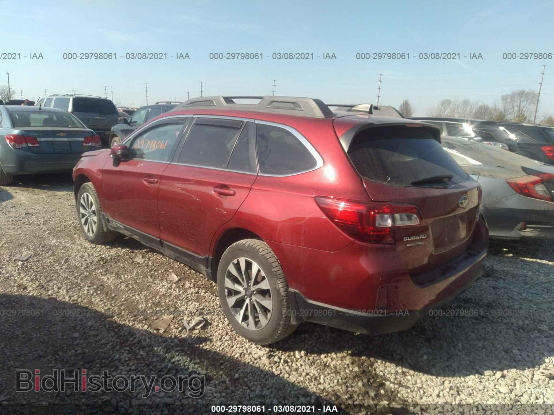 2017 SUBARU OUTBACK - VIN: 4S4BSAKC1H3399779 - Фото 3