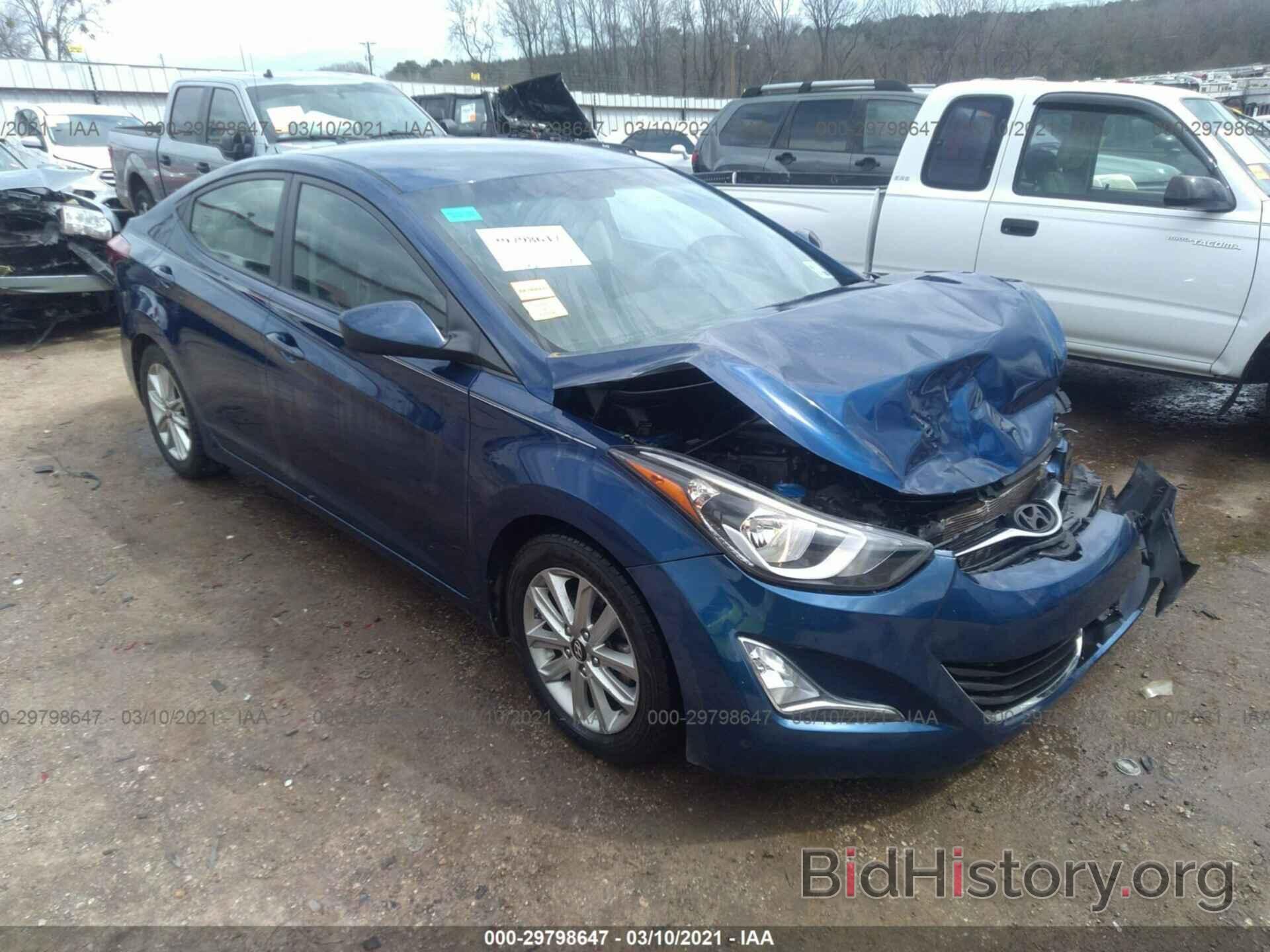 Фотография 5NPDH4AE0FH592619 - HYUNDAI ELANTRA 2015