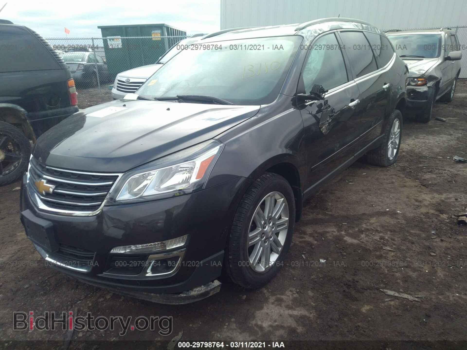 2014 CHEVROLET TRAVERSE - VIN: 1GNKRGKD1EJ133995 - Фото 2