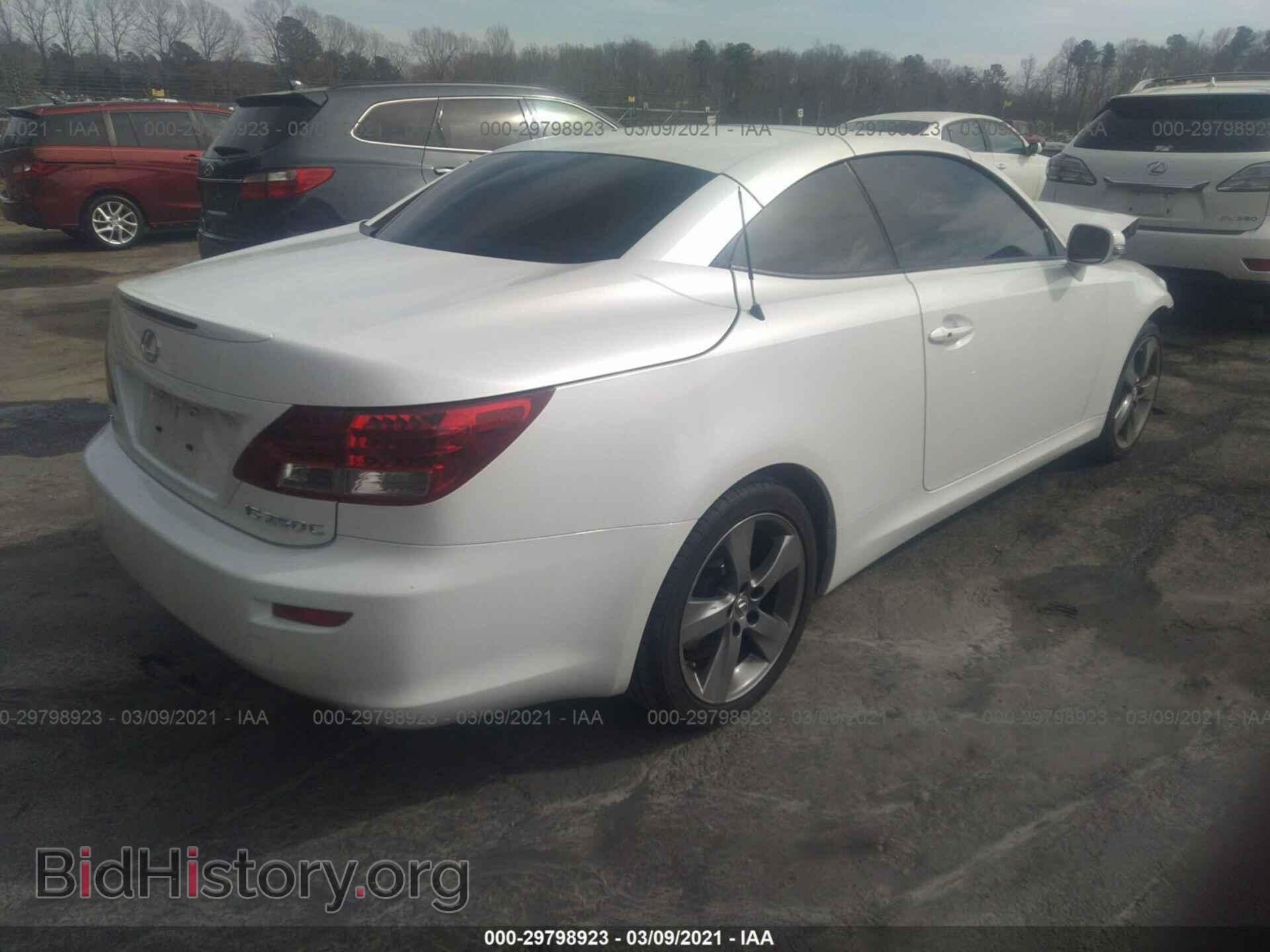 2010 LEXUS IS 250C - VIN: JTHFF2C22A2502403 - Фото 4