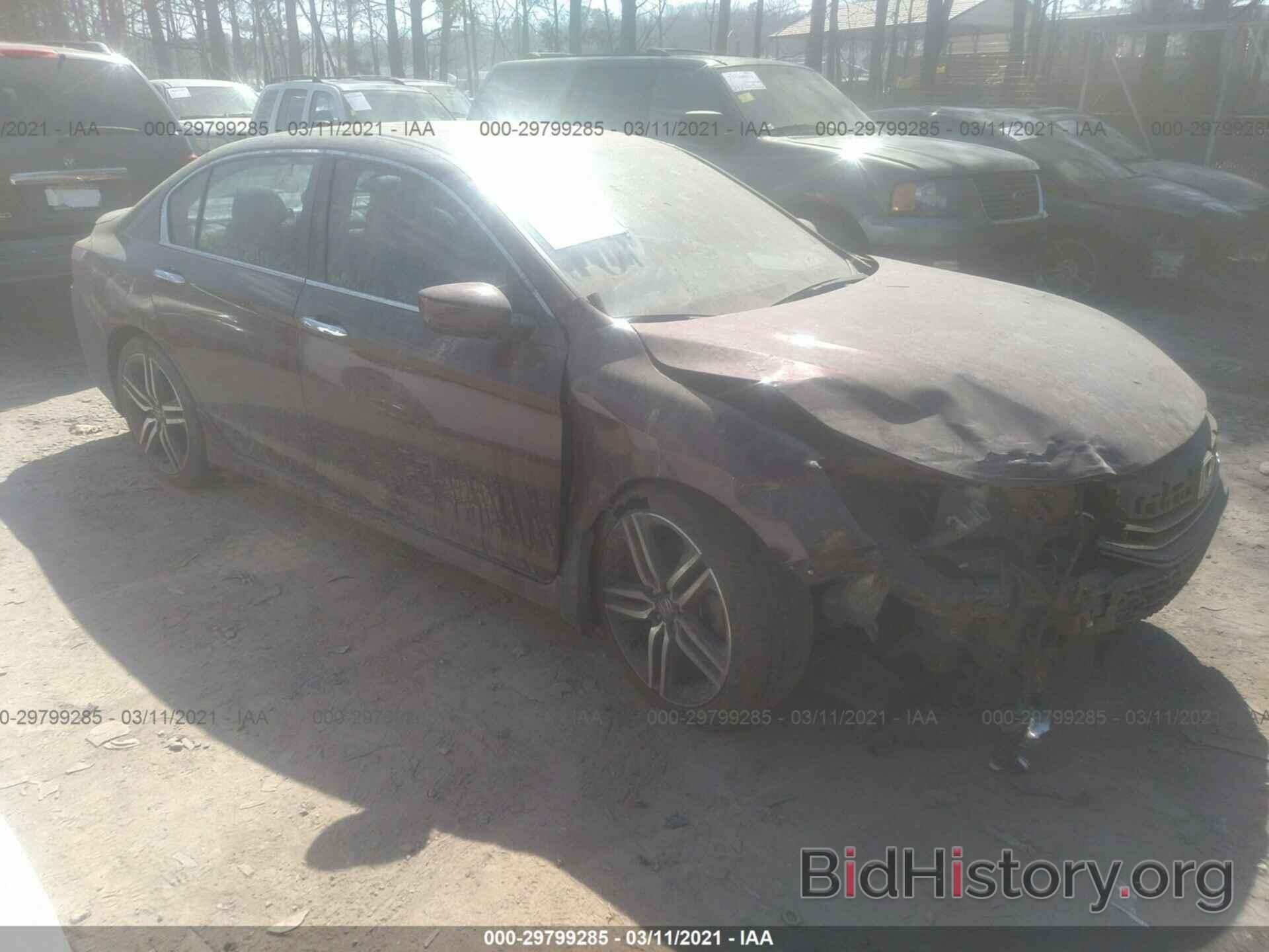 Photo 1HGCR2F53GA215864 - HONDA ACCORD SEDAN 2016