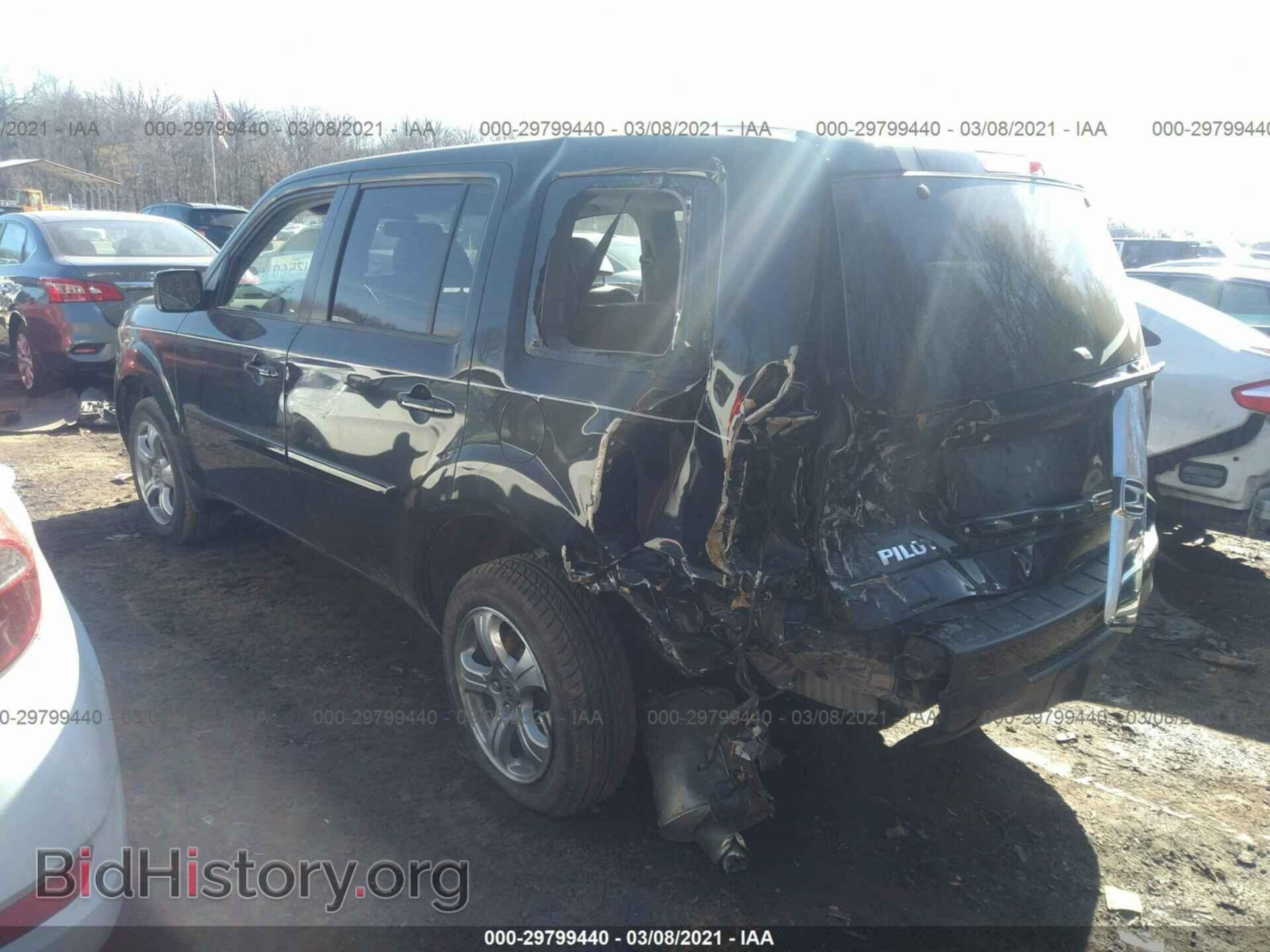 2013 HONDA PILOT - VIN: 5FNYF4H56DB036629 - Фото 3