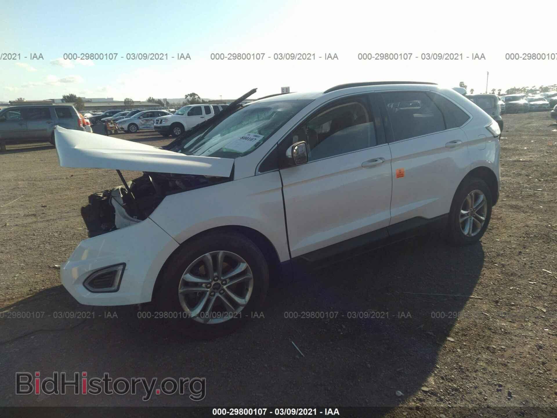 2015 FORD EDGE - VIN: 2FMTK3J9XFBC35353 - Фото 2