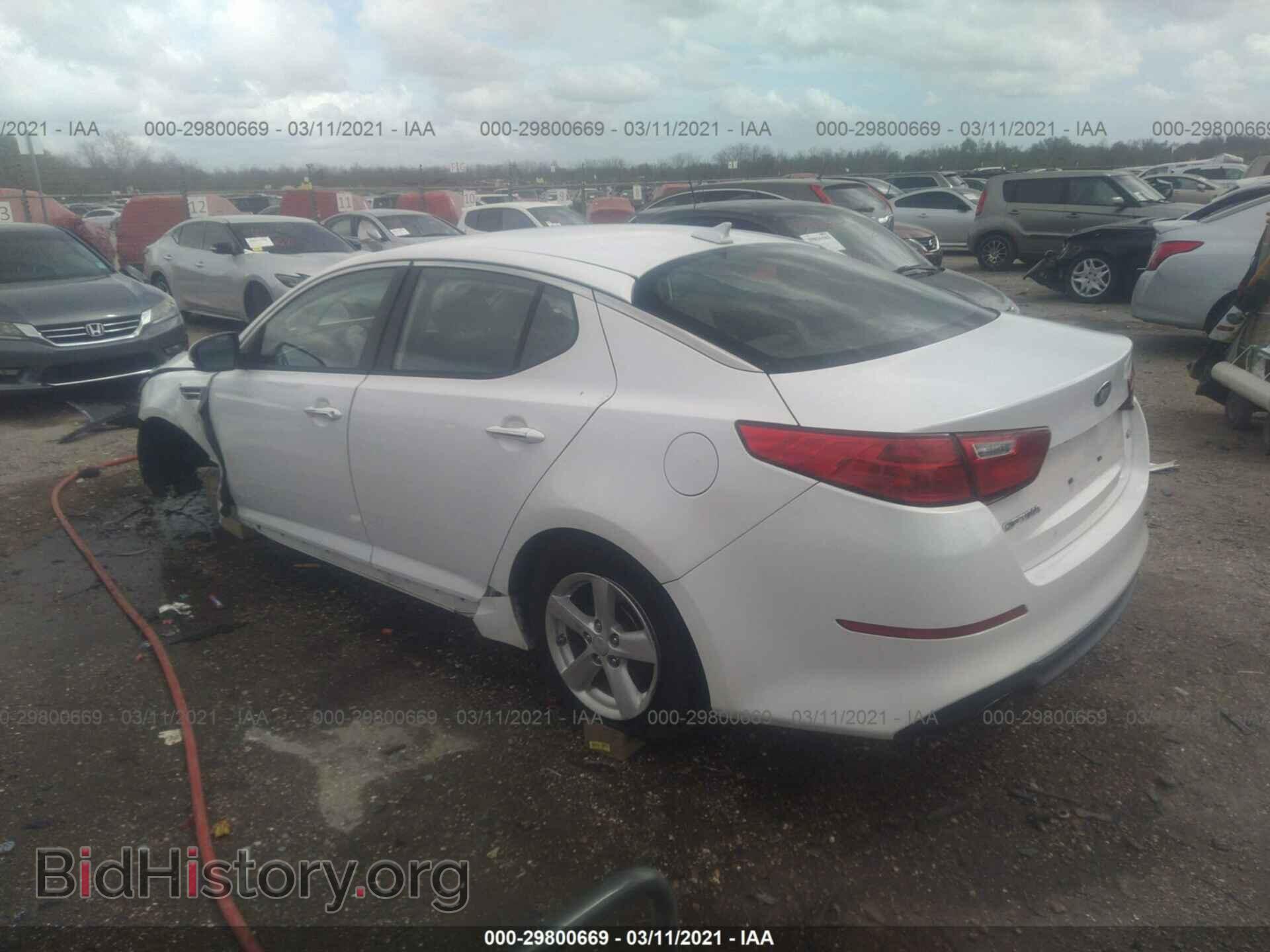2015 KIA OPTIMA - VIN: KNAGM4A78F5565837 - Photo 3