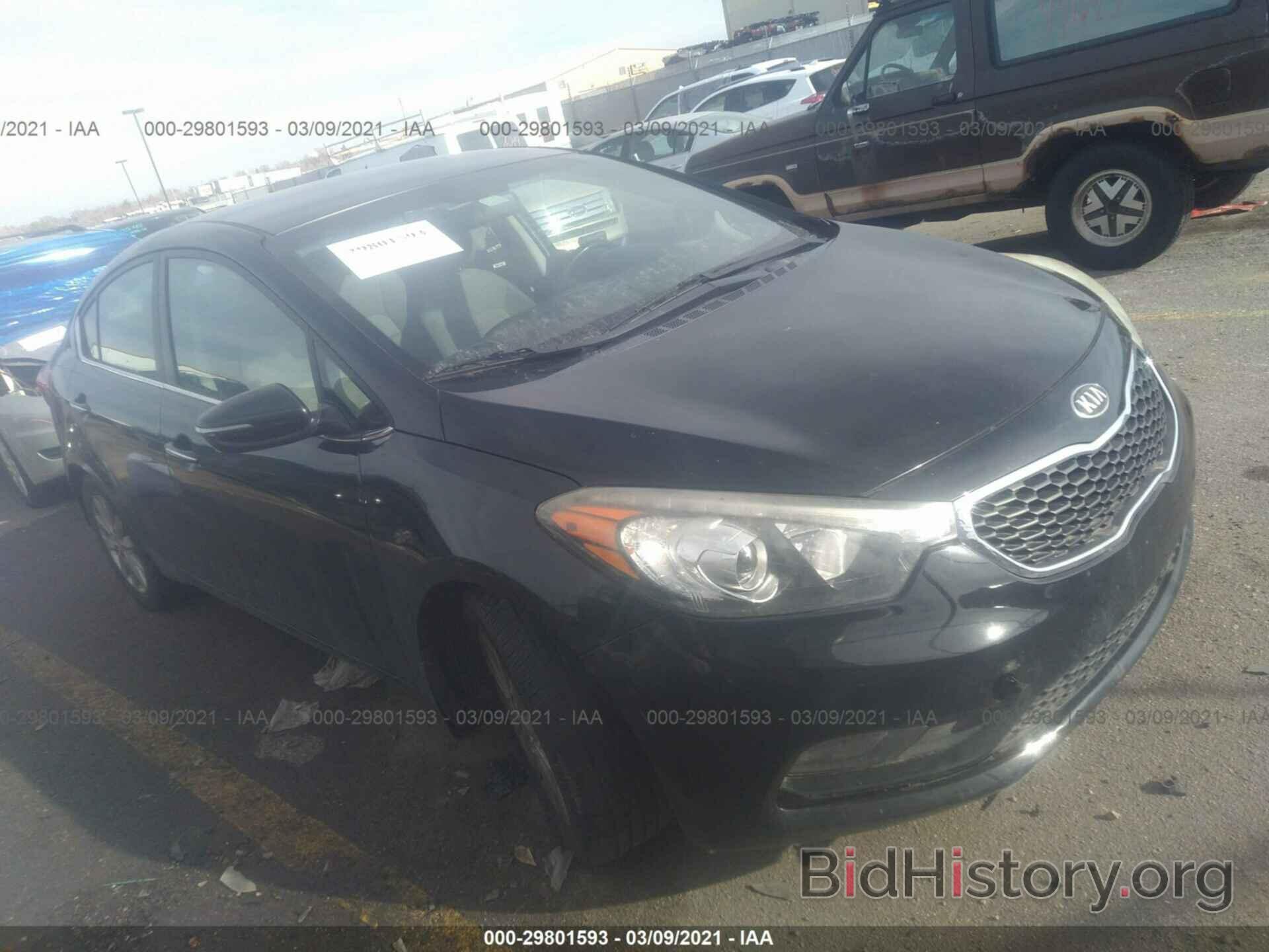 Photo KNAFX4A87E5048975 - KIA FORTE 2014