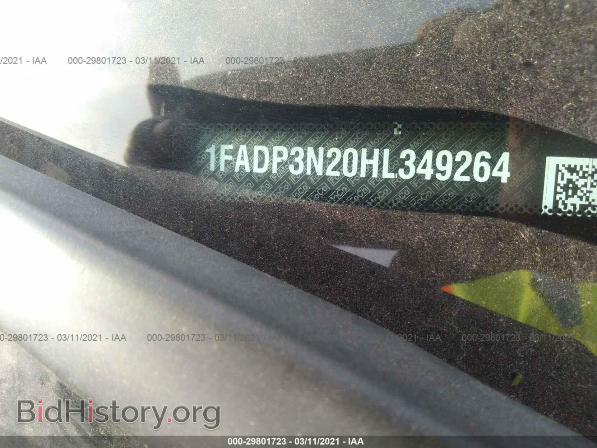 2017 FORD FOCUS - VIN: 1FADP3N20HL349264 - Фото 9