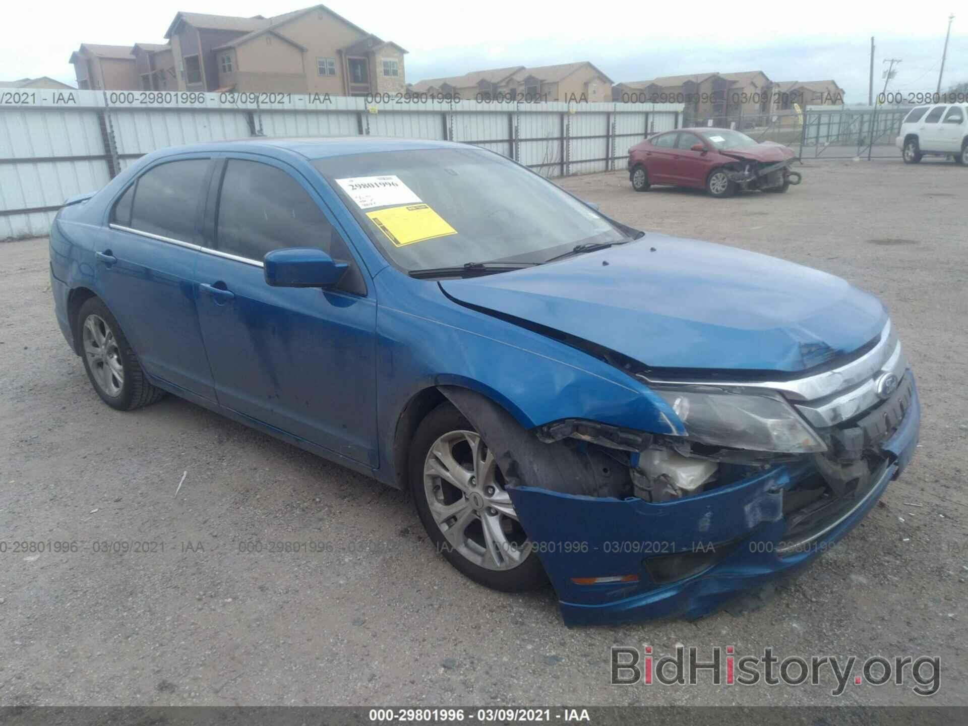 Photo 3FAHP0HA2CR107282 - FORD FUSION 2012